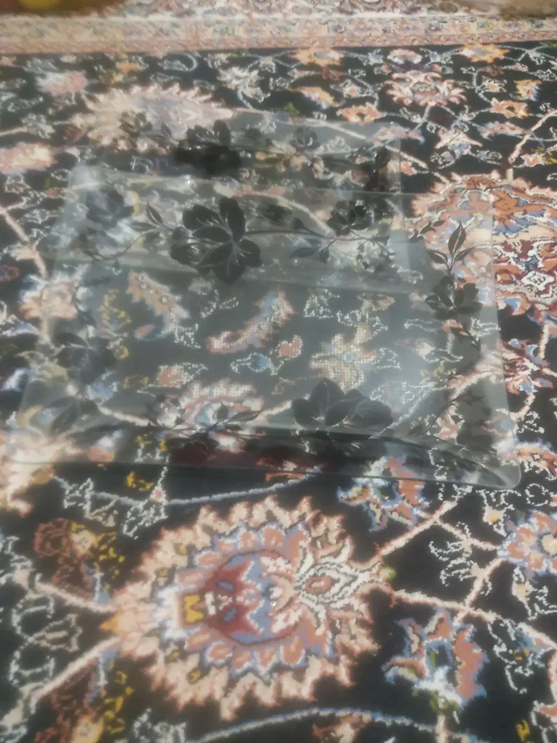 ی شکلات خوری دوعدد سینی شیشه ای|ظروف سرو و پذیرایی|روانسر, |دیوار