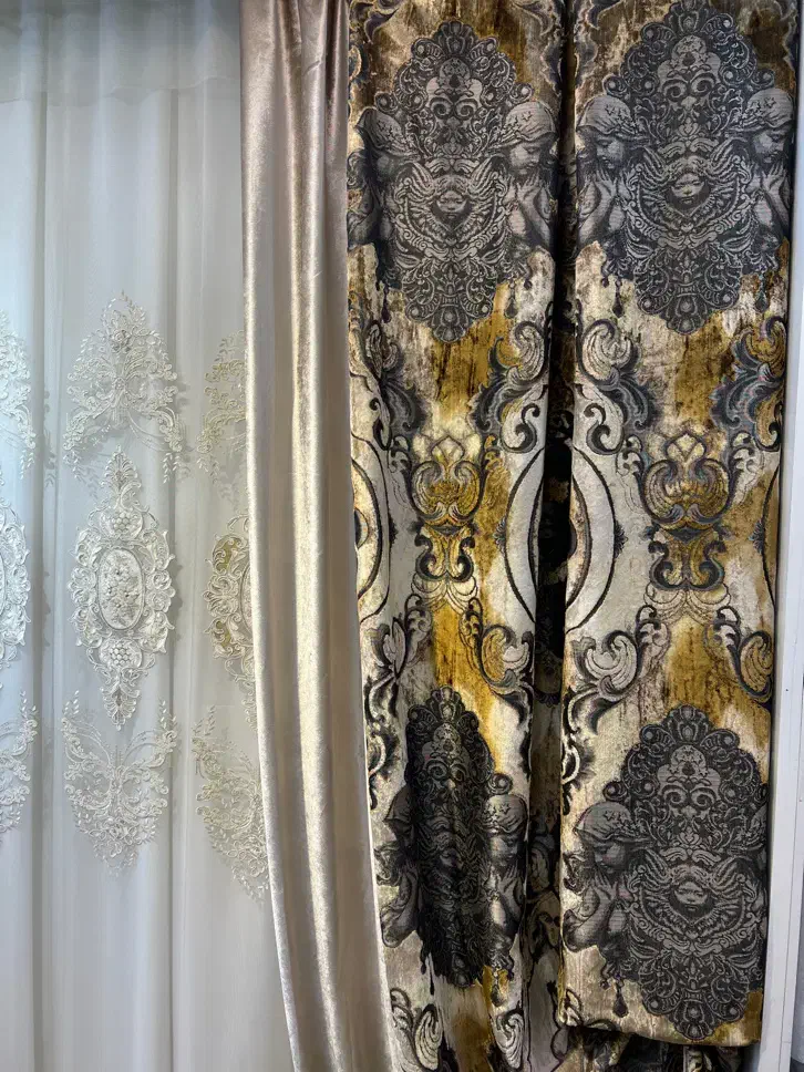 پرده سالن پذیرایی|پرده، رانر، رومیزی|کرج, گوهردشت|دیوار