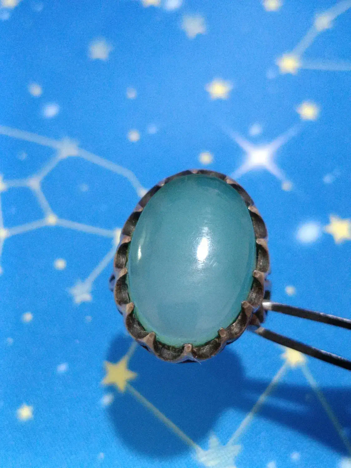 انگشتر نقره با عقیق سرخ و سبز یمنی|جواهرات|تبریز, |دیوار