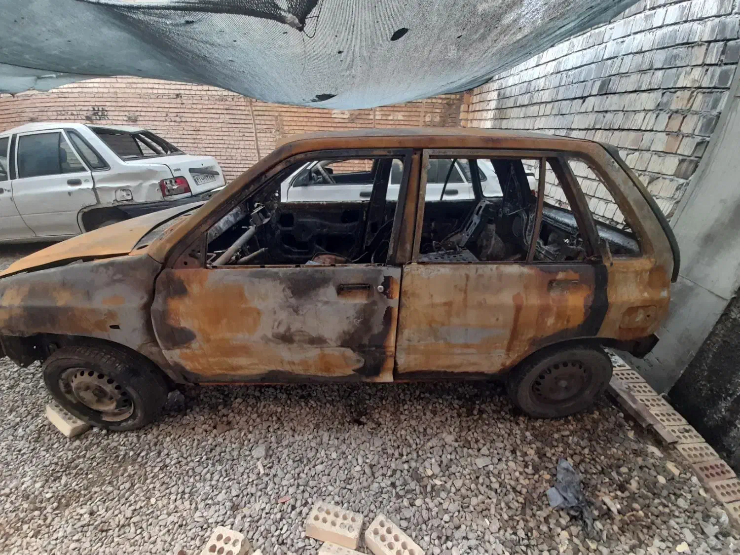 پراید ۱۱۱ مدل ۹۴ ماشین سوخته|خودرو سواری و وانت|گنبد کاووس, |دیوار