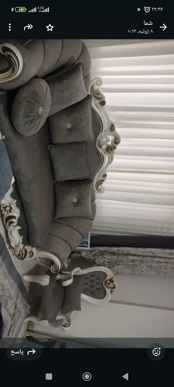 مبلمان کلاسیک پلیمری(ماندگار) نشکن قابل شستشو|مبلمان خانگی و میز عسلی|رباطکریم, رباطکریم|دیوار