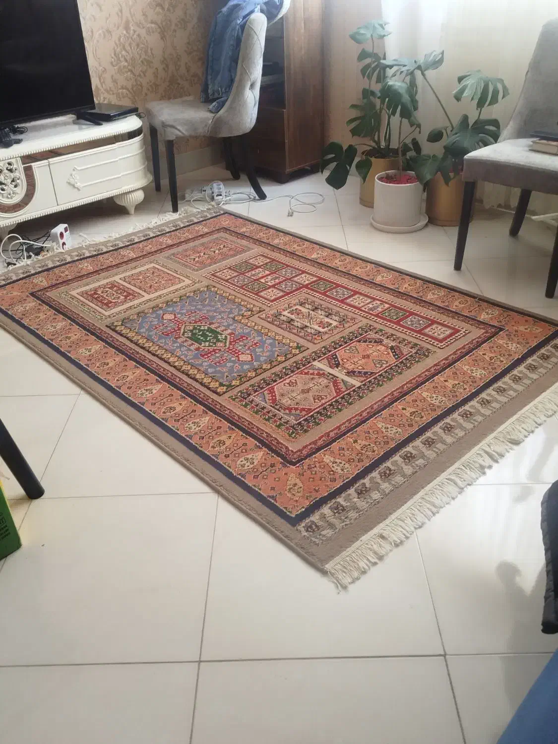 یک جفت (دو عدد ست) فرش در حد نو|فرش|شیراز, شاه قلی بیگی|دیوار