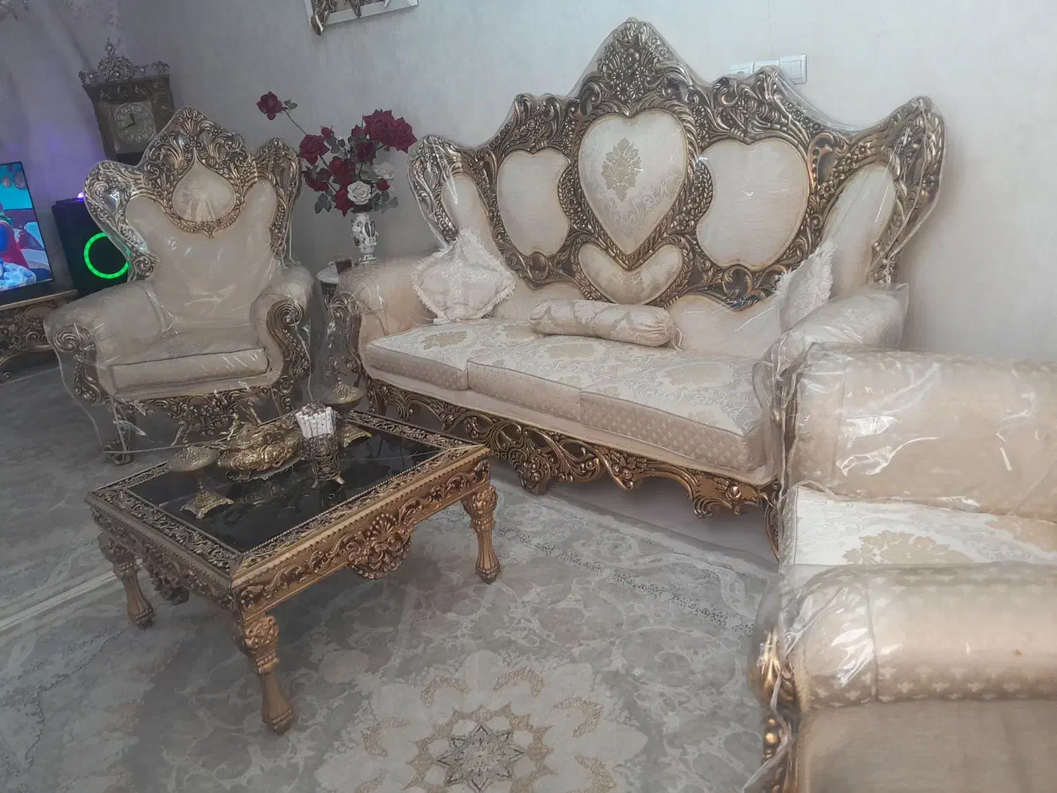 مبل سلطنتی|مبلمان خانگی و میز عسلی|باقرشهر, |دیوار