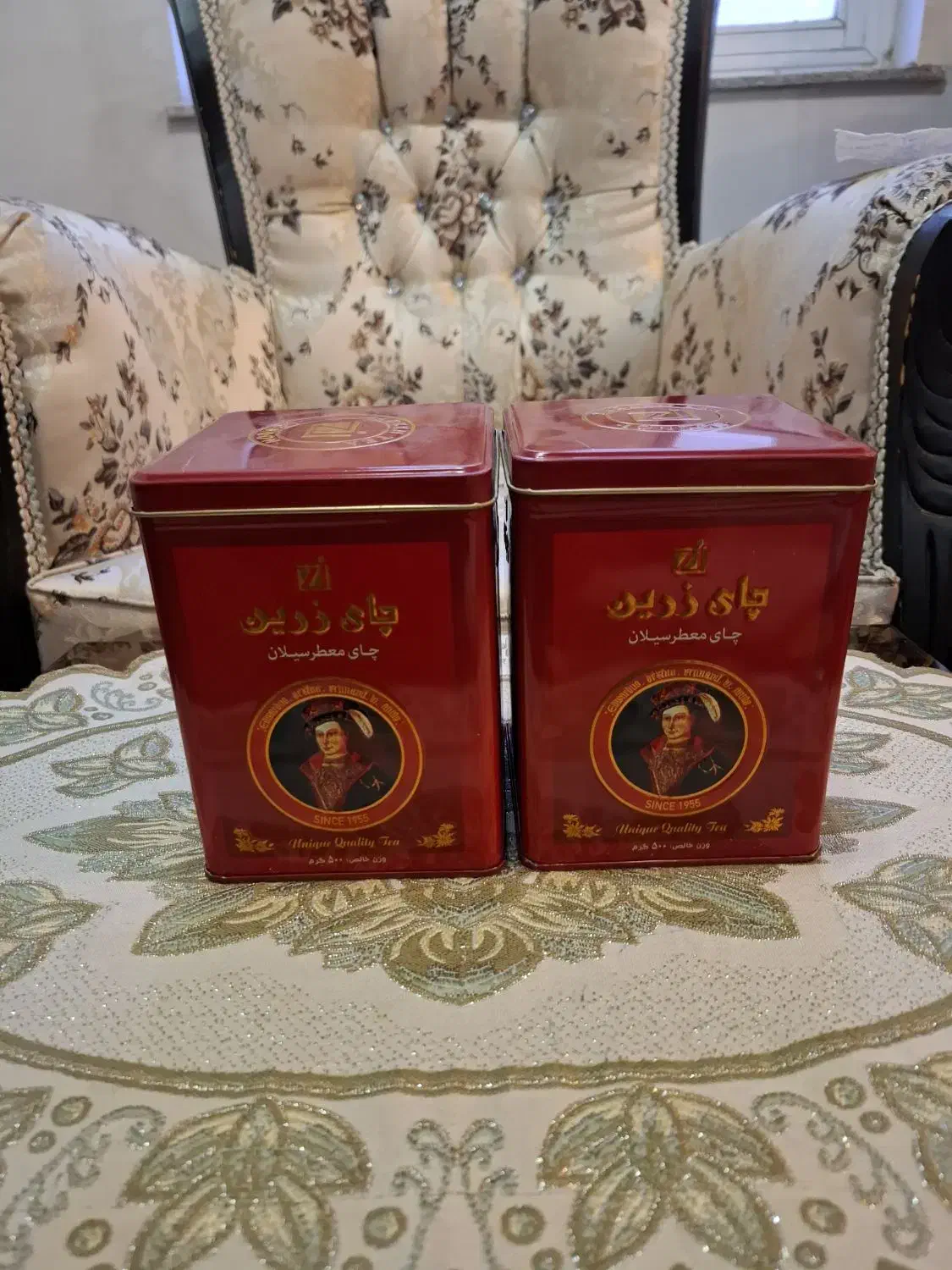 قوطی های چای فلزی|ظروف نگهدارنده، پلاستیکی، یک‌بارمصرف|اردبیل, |دیوار