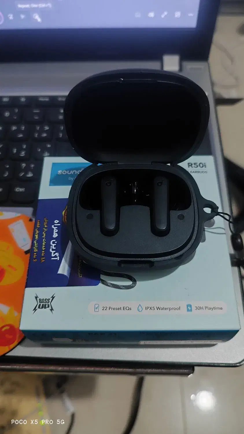 هندزفری انکر Soundcore R50i و Mi Smart Band 5|لوازم جانبی موبایل و تبلت|بندر انزلی, مسکن مهر|دیوار