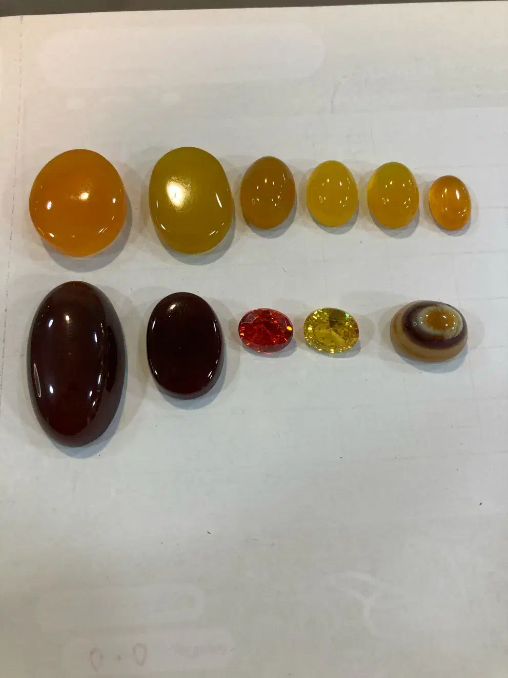 یازده عدد نگین خوش تراش|جواهرات|ایلام, |دیوار