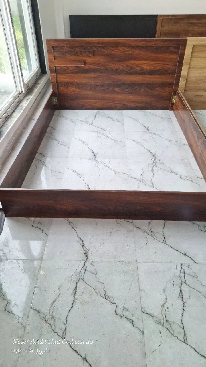 تخت خواب ۲نفره با کفی تحویل رایگان|تخت و سرویس خواب|لاهیجان, گلستان|دیوار