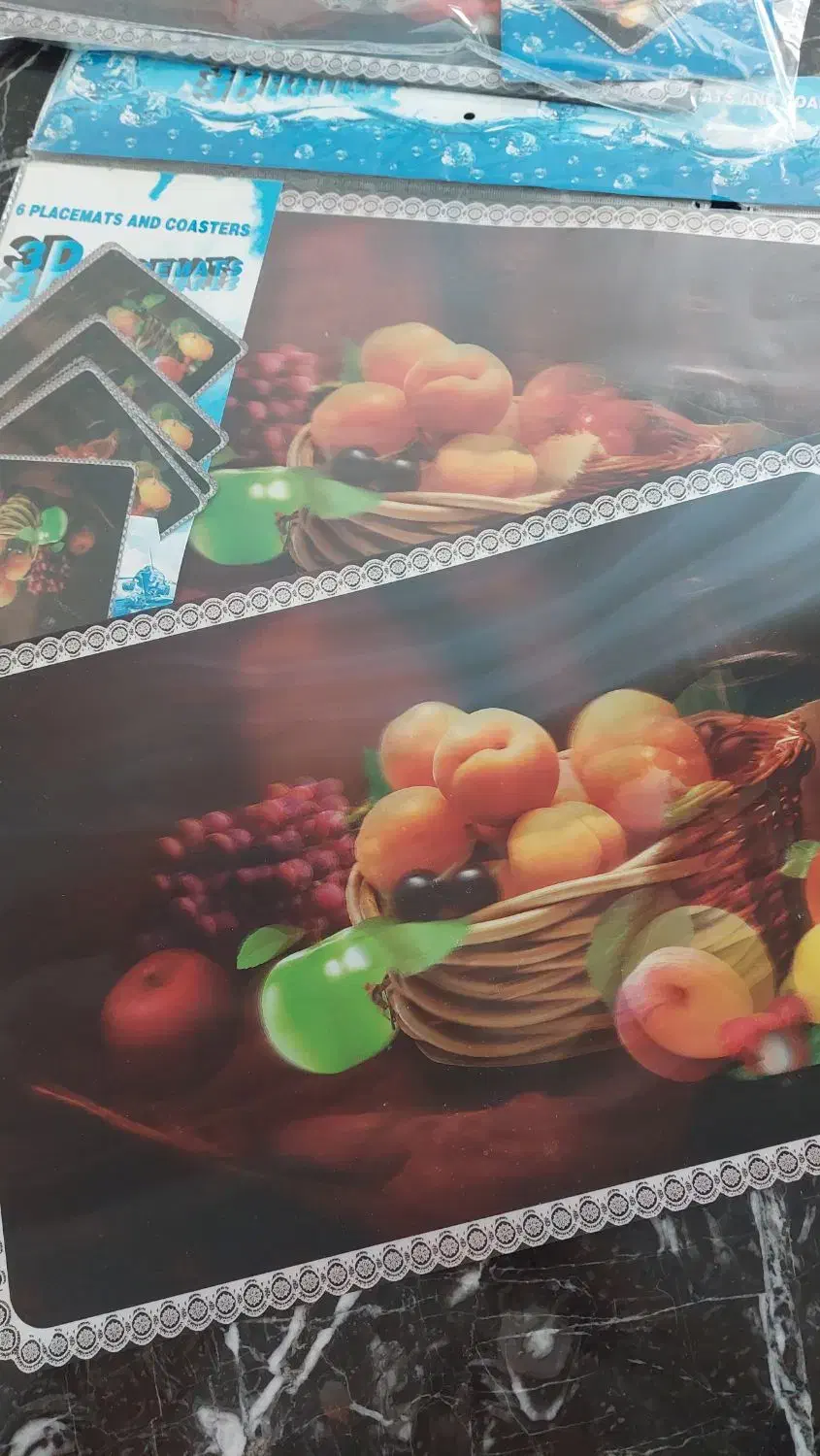 زیر بشقابی نو|سفره، حوله، دستمال آشپزخانه|قزوین, |دیوار