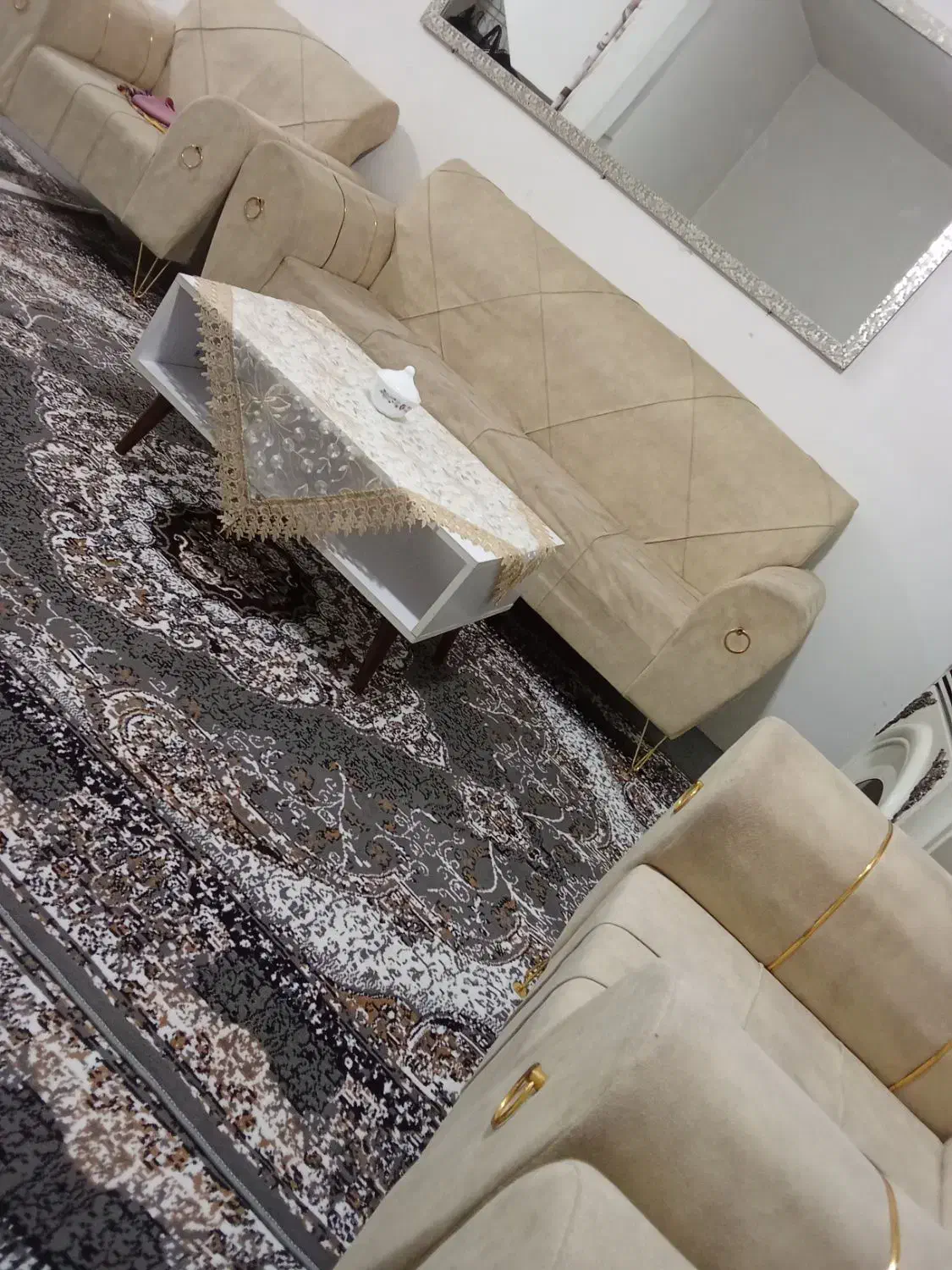 مبل راحتی 7نفره|مبلمان خانگی و میز عسلی|باسمنج, |دیوار