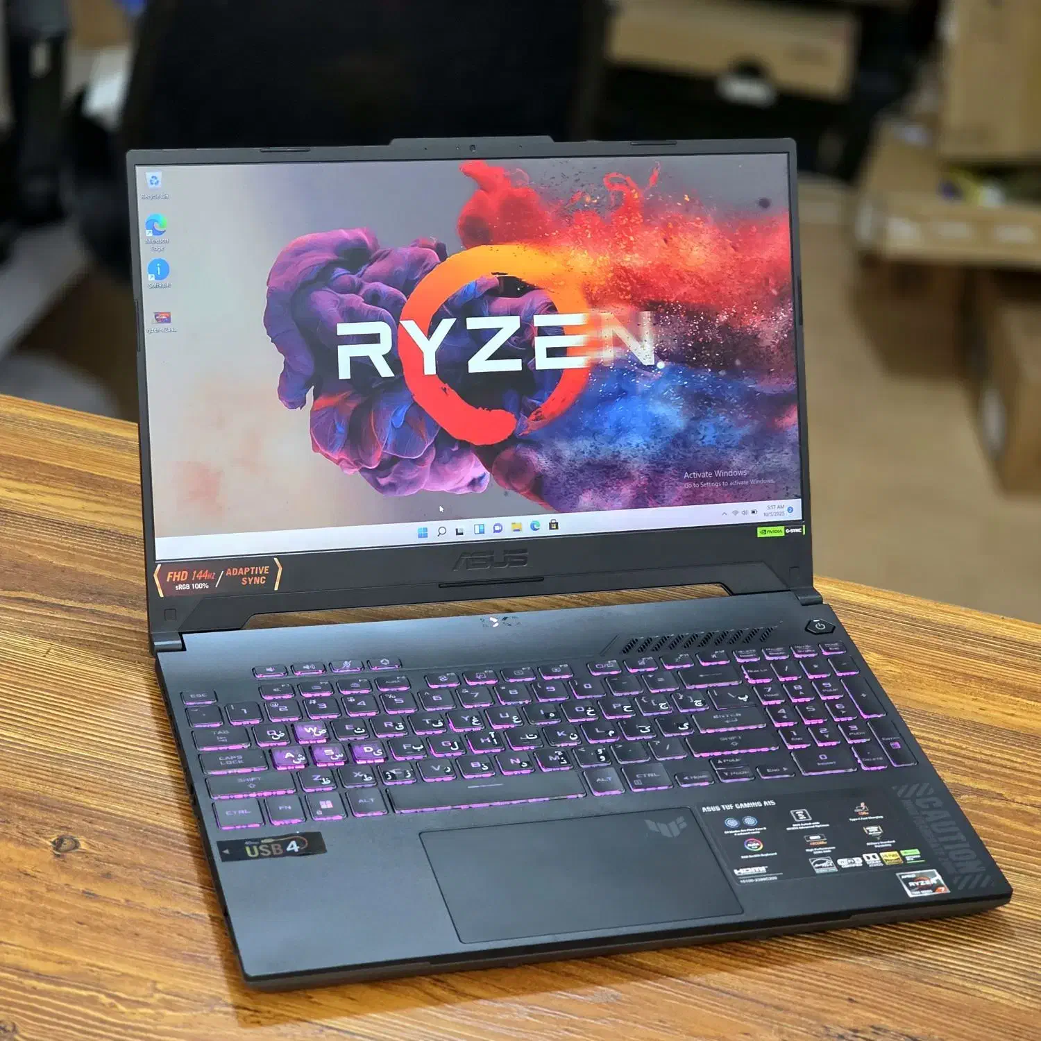 لپتاپ گیمینگ ایسوس Asus Tuf FA507NU قدرتمند|رایانه همراه|شیراز, ملاصدرا|دیوار