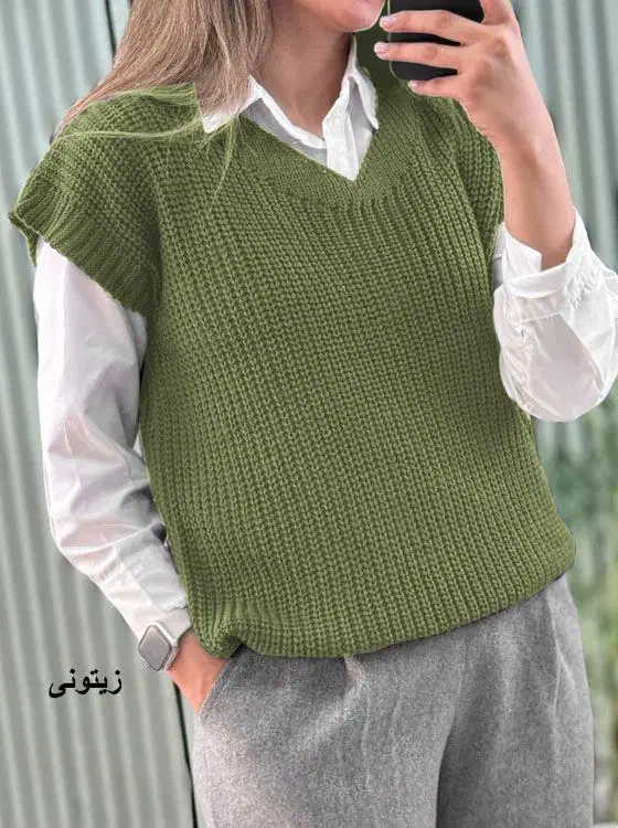 وست ژیله بافت نخ ترک|لباس|بندر امام خمینی, |دیوار