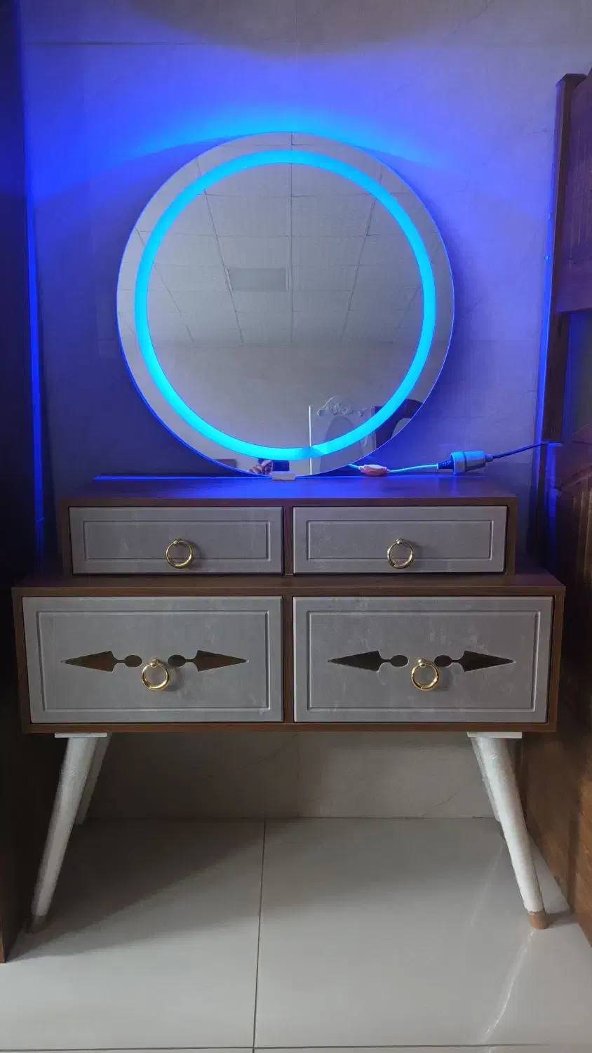 میز آرایشی با آینه کلاسیک|جاکفشی، کمد، دراور|الوند, |دیوار