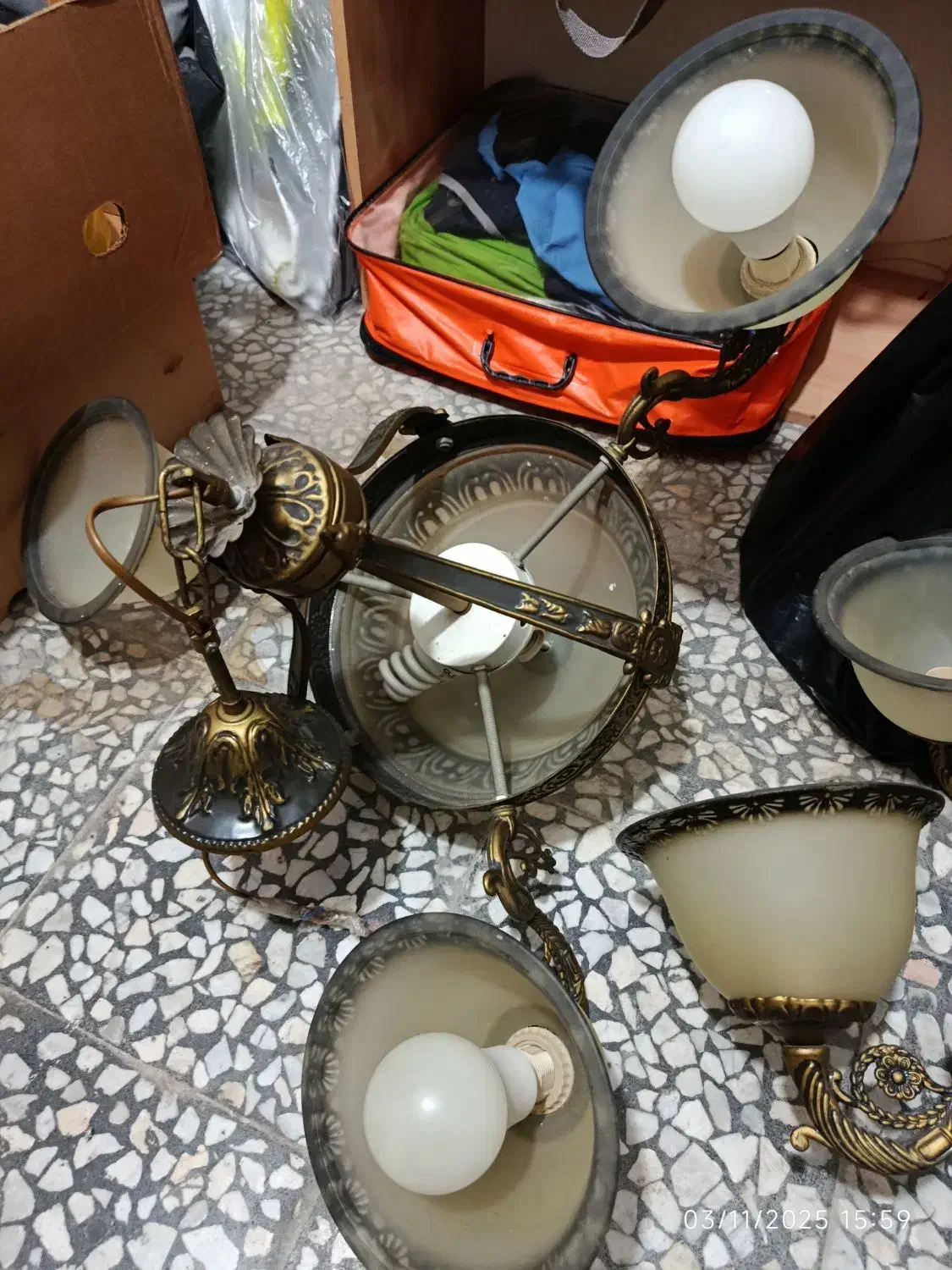 لوستر|لوستر و چراغ آویز|گرگان, |دیوار