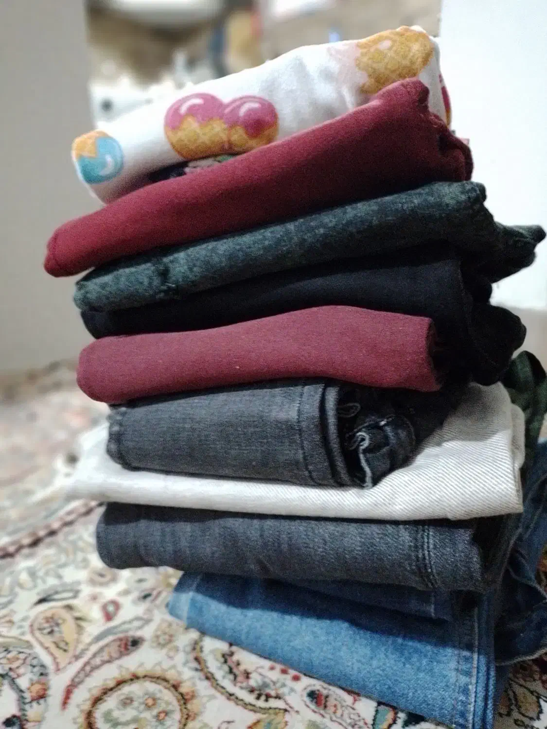 انواع شلوار بگ دمپاگشاد عبا مانتو دامن تاپ|لباس|رشت, منظریه|دیوار