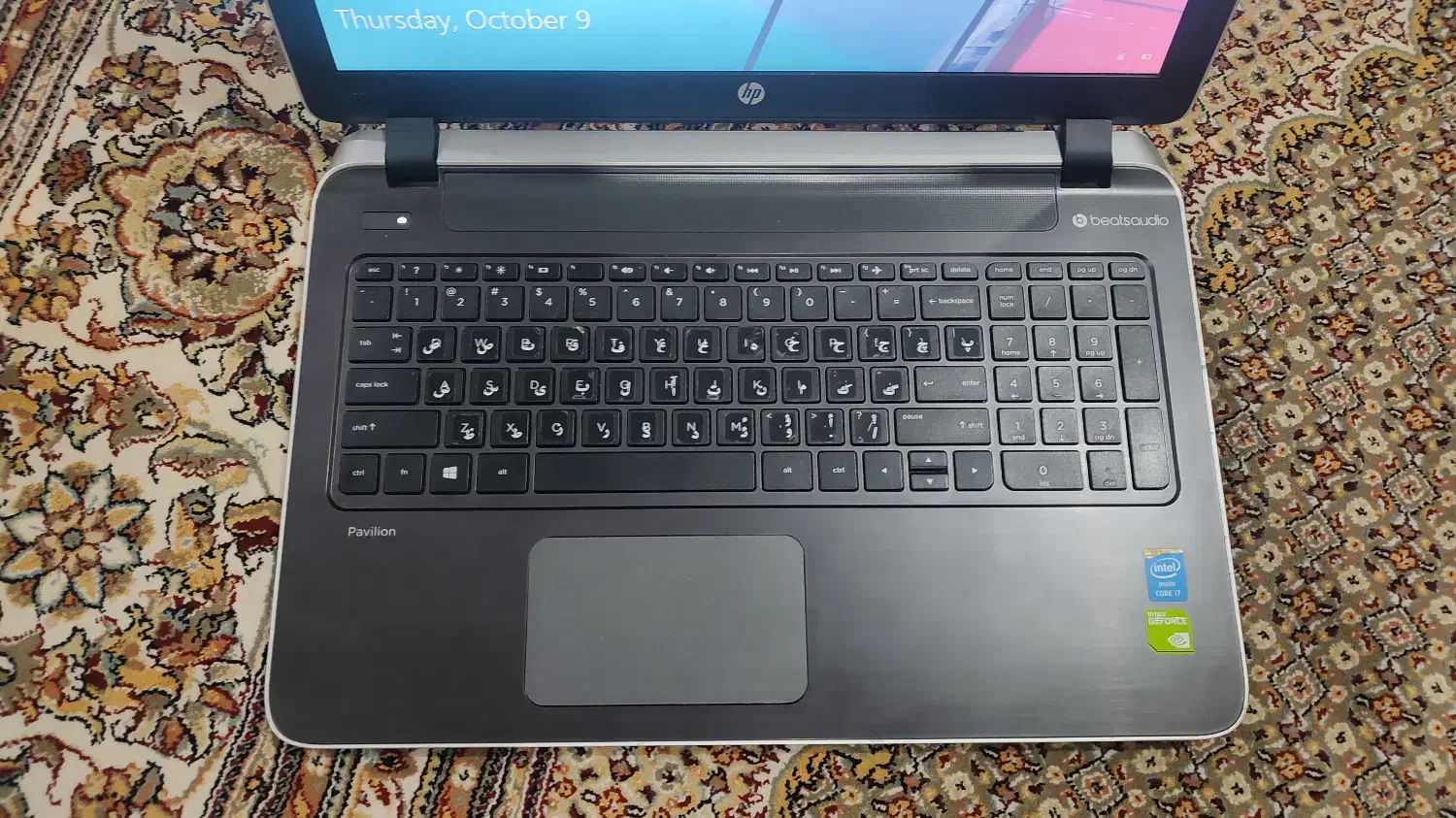 لپ تاپ HP pavilion15 core i7|رایانه همراه|اردبیل, |دیوار