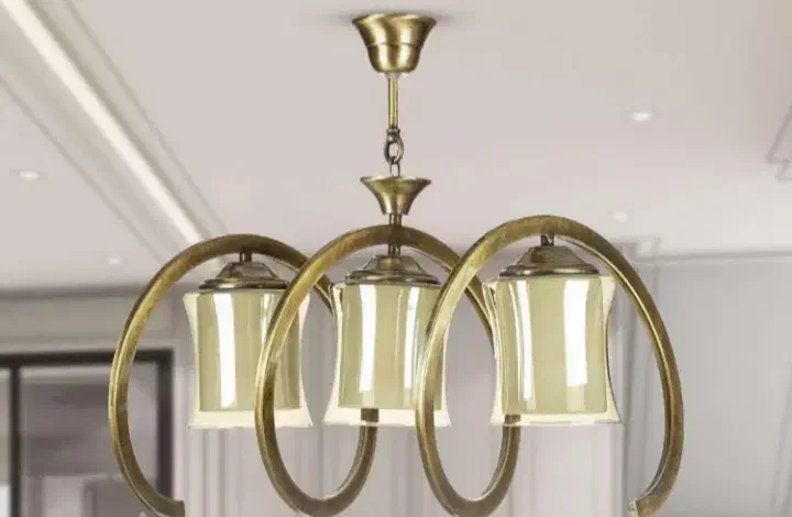 لوستر ۳شاخه|لوستر و چراغ آویز|ساری, |دیوار