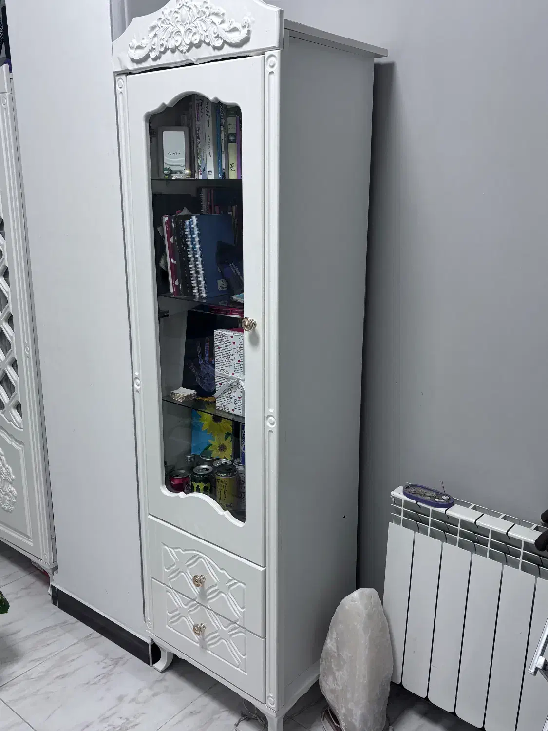 دراور،کتابخانه،|کتابخانه، شلف، قفسه‌های دیواری|کرج, شهرک نهال و بذر|دیوار