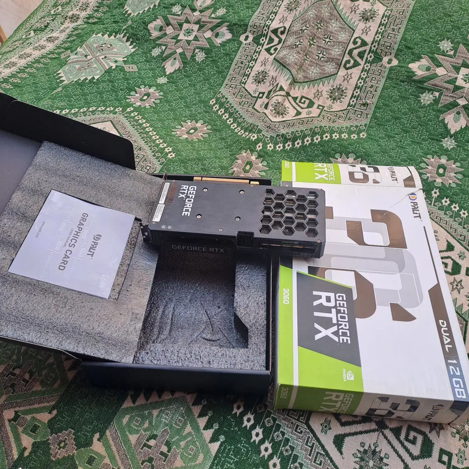 کارت گرافیک گیمینگ RTX3060 GFORCE 12 G|قطعات و لوازم جانبی رایانه|تهران, خزانه|دیوار