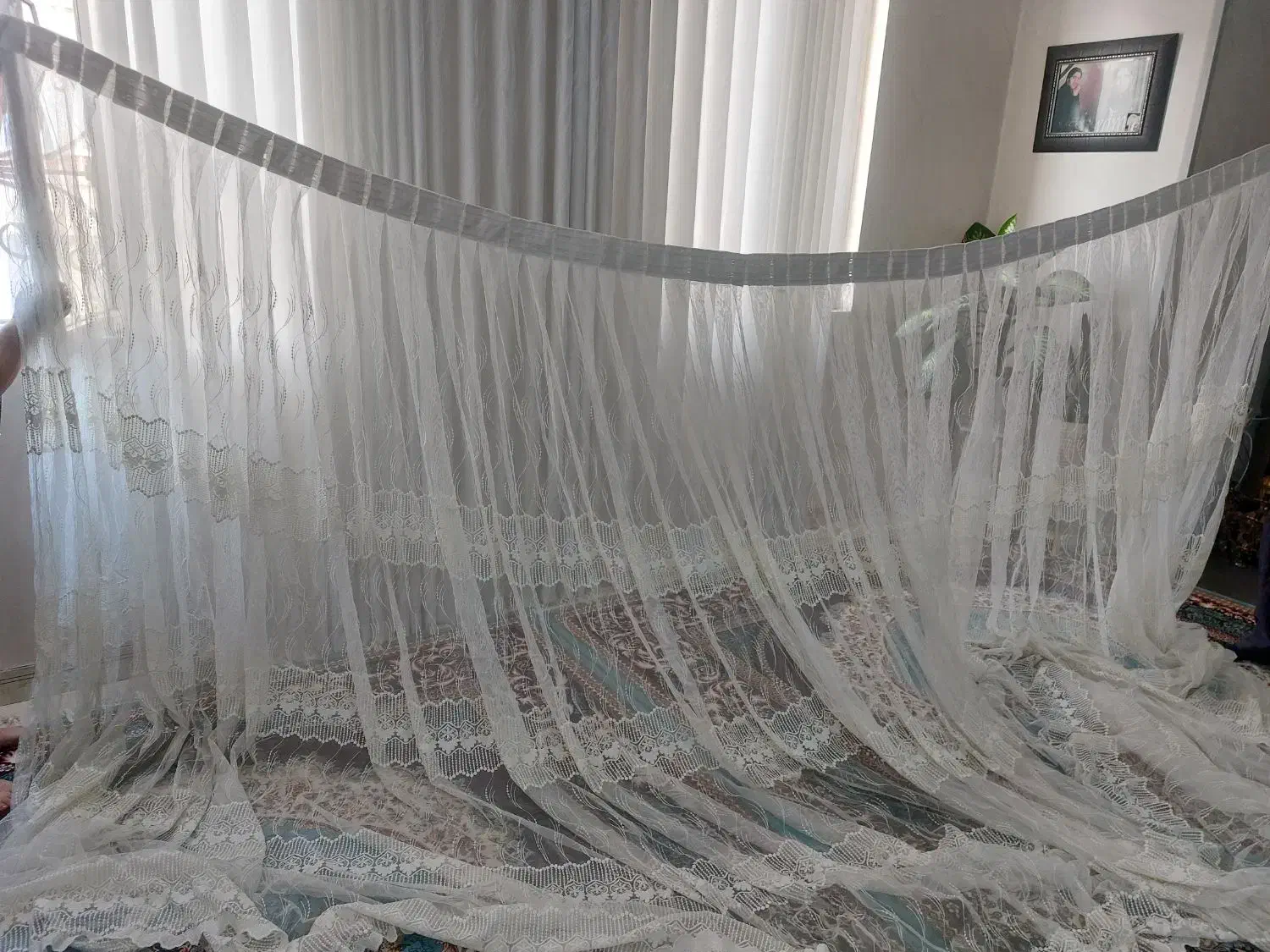 پرده پنجره|پرده، رانر، رومیزی|اسلامشهر, مظفریه|دیوار