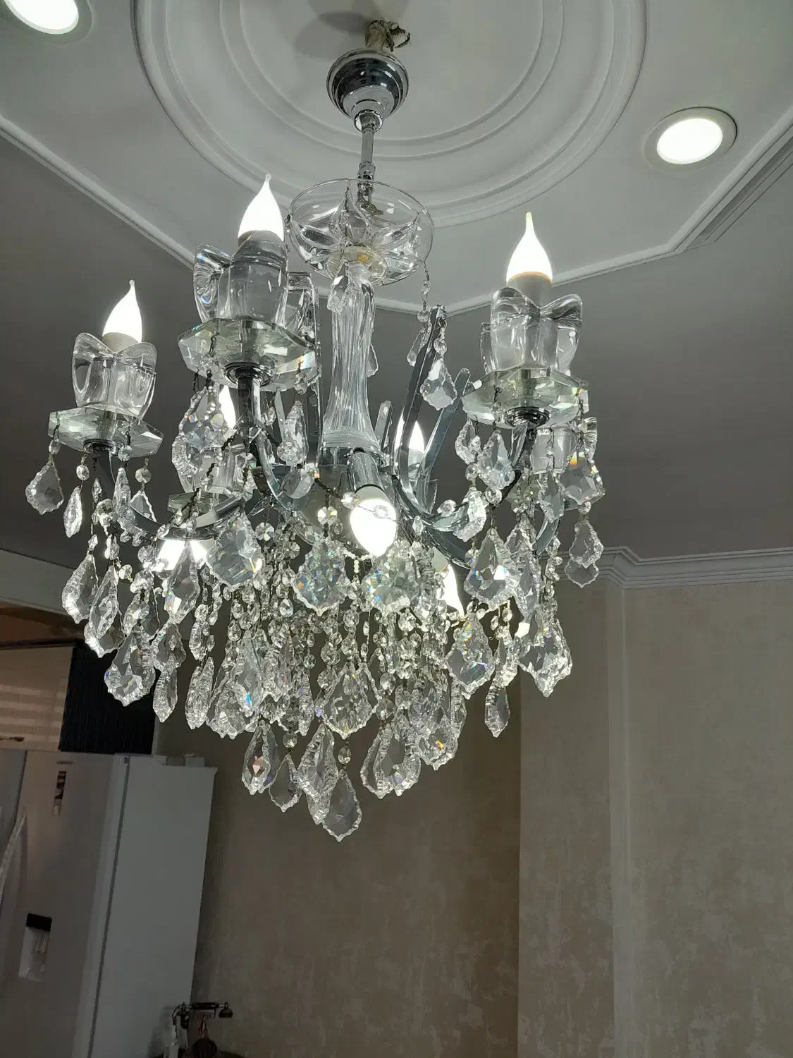 لوستر|لوستر و چراغ آویز|پاکدشت, پارچین|دیوار