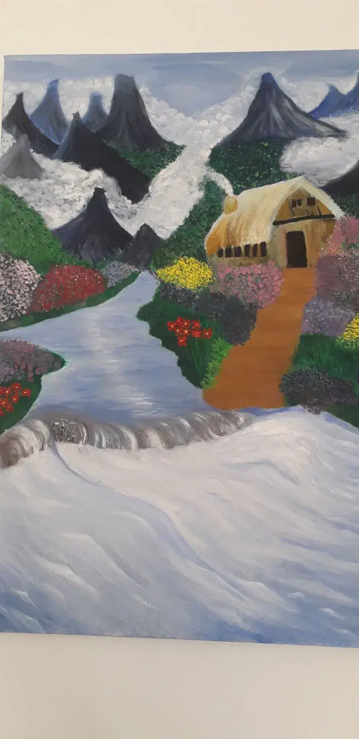 تابلو رنگ وروغن طبیعت|تابلو، نقاشی، عکس|لنجان, |دیوار