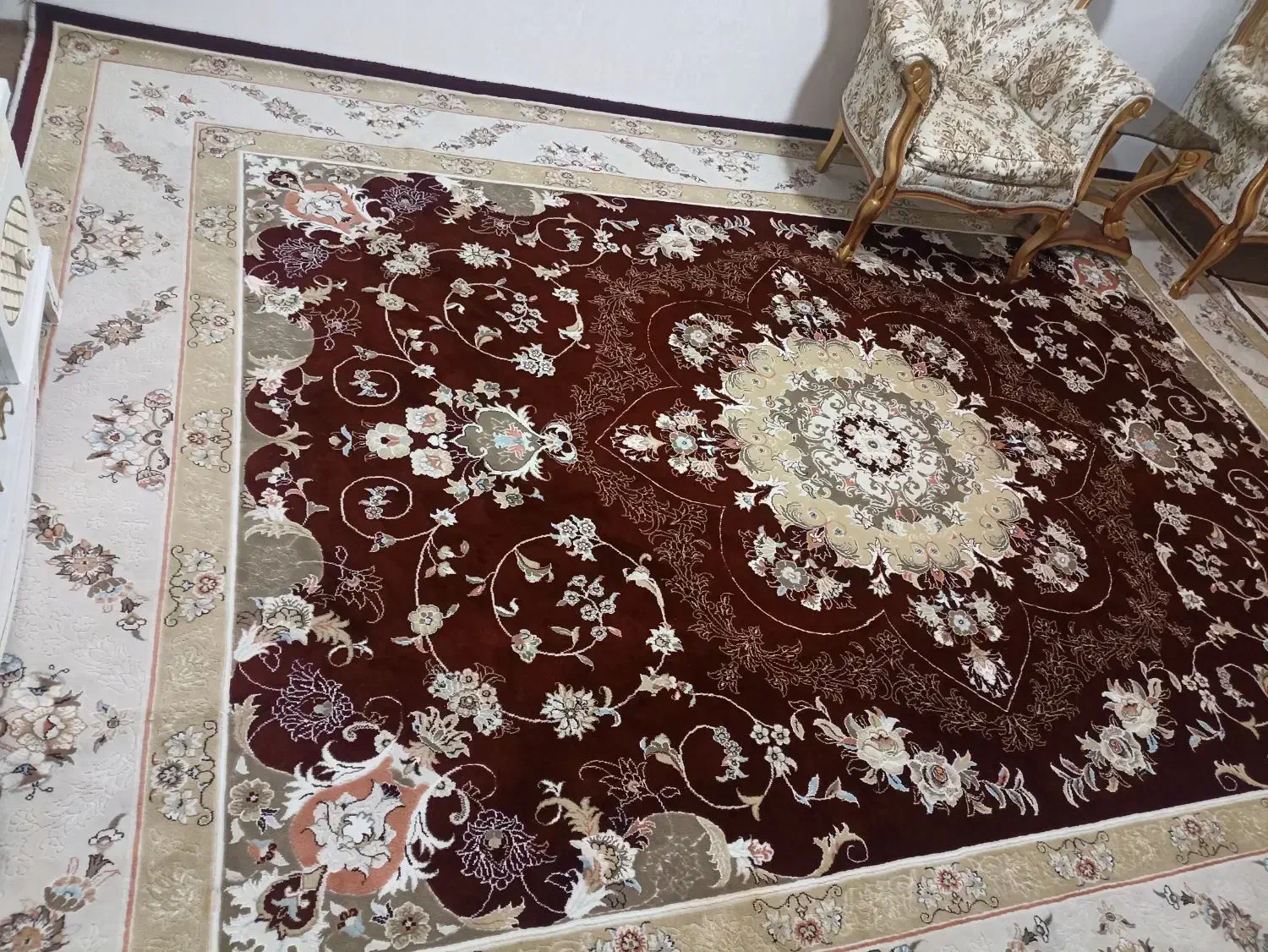 فرش سه عدد ۶ متری و یک عدد قالی همهان ۱۲ متری|فرش|اردبیل, |دیوار