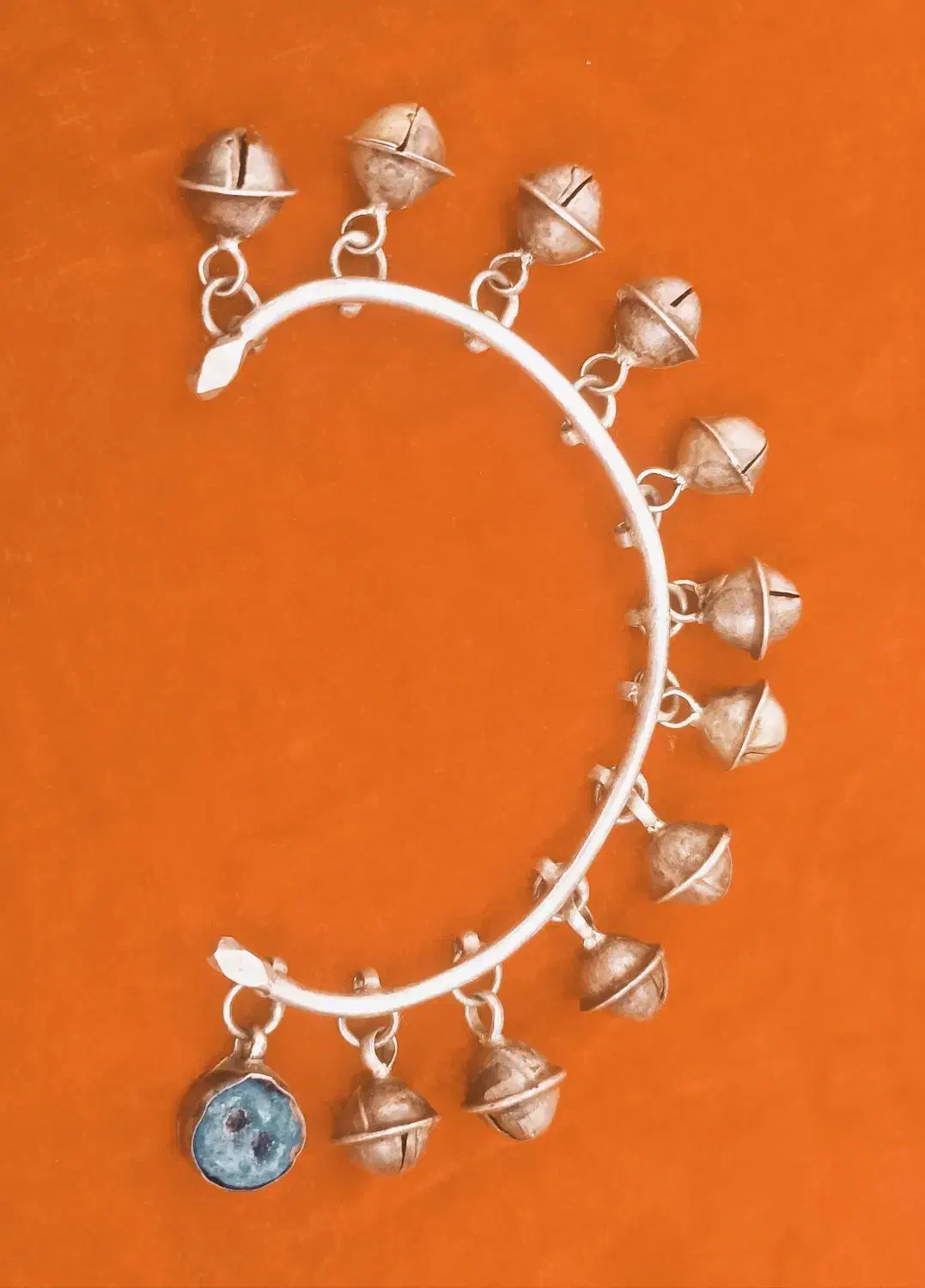 خلخال پابند نقره قاجاری آنتیک قدیمی پا بند عتیقه|جواهرات|تهران, هوانیروز|دیوار