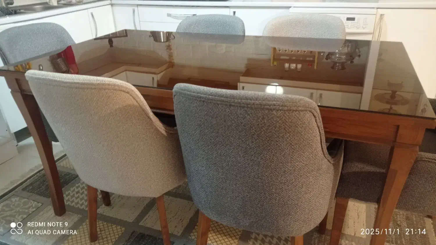 میز نهارخوری|میز و صندلی غذاخوری|مشهد, الهیه|دیوار