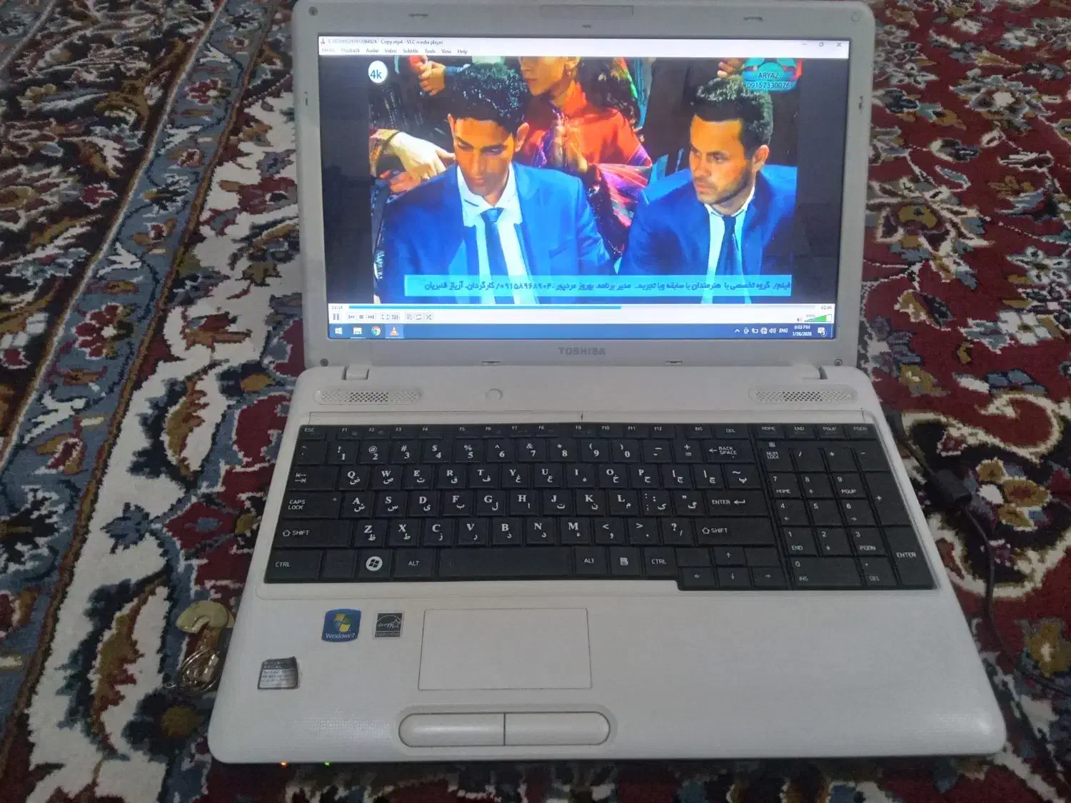 لب تاپ تو شیبا رم ۸|رایانه همراه|مشهد, شهرآباد|دیوار