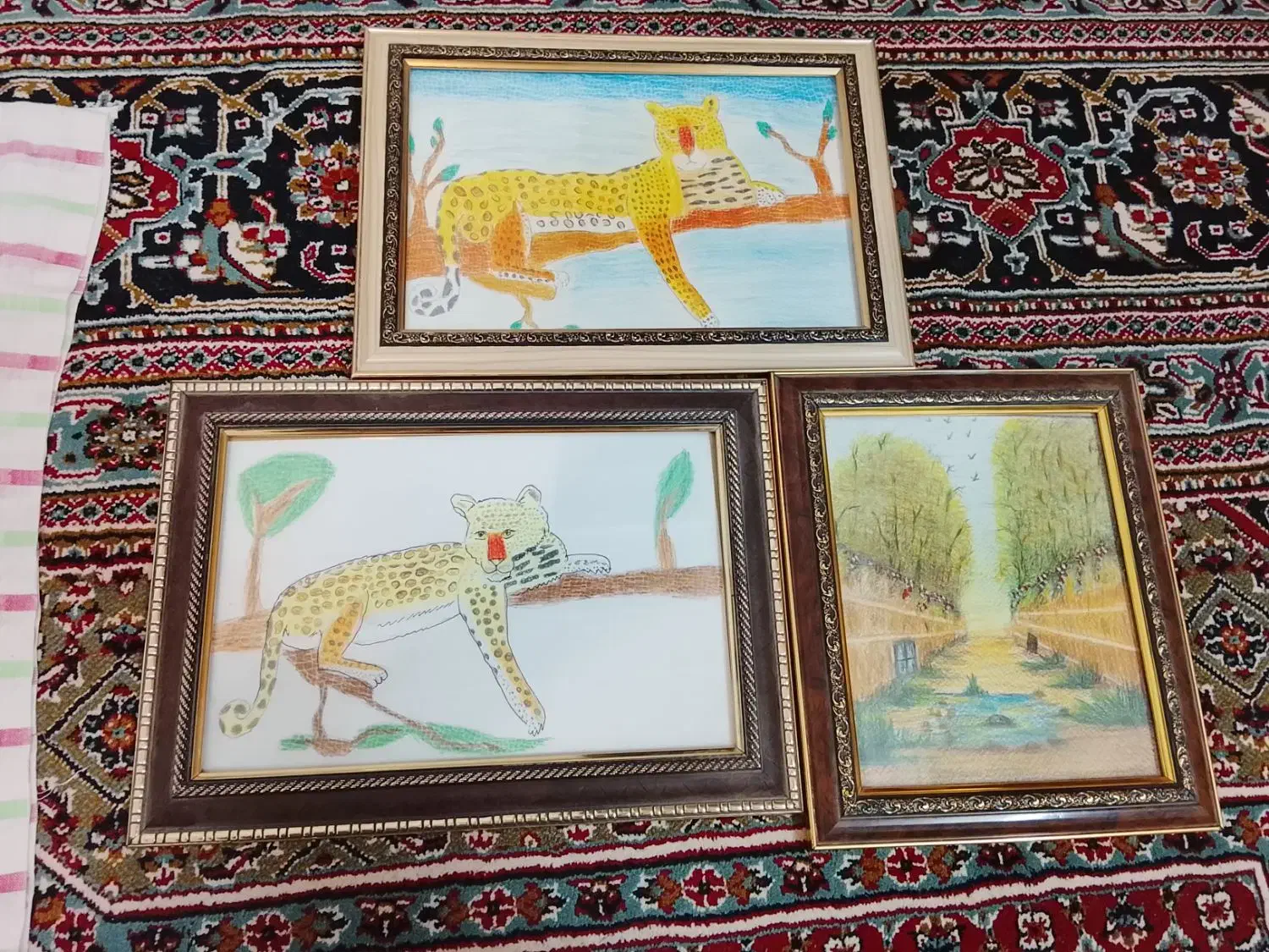 نقاشی با مداد|تابلو، نقاشی، عکس|تربت جام, فاز ۲ فرهنگیان|دیوار