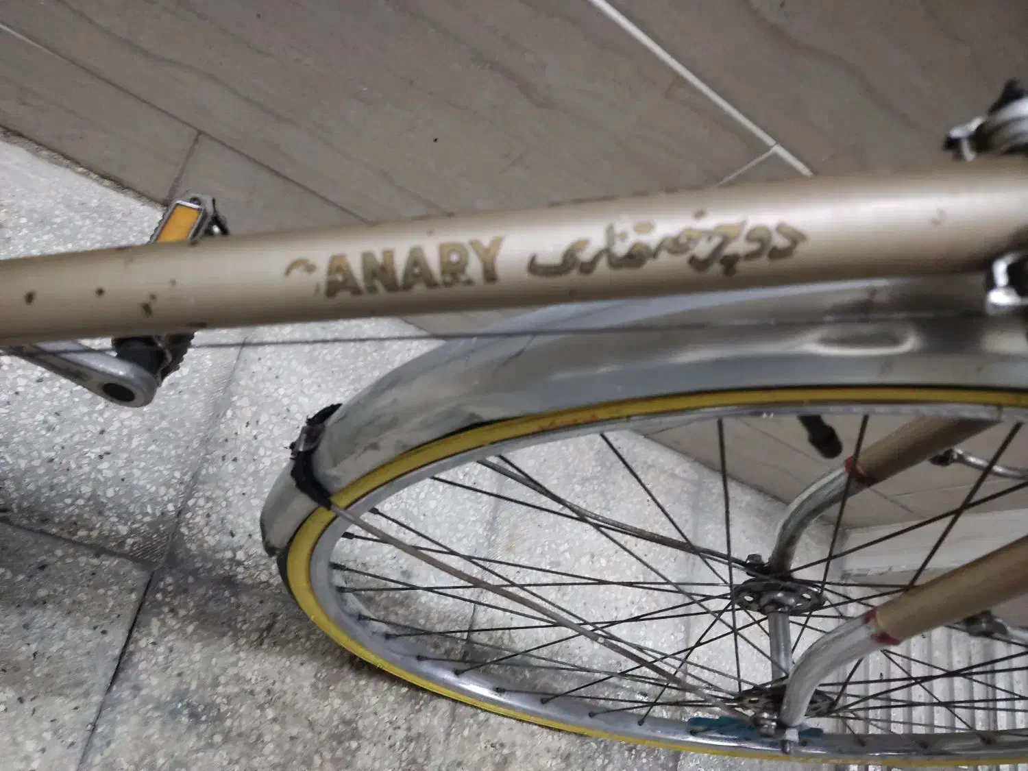 دوچرخه کورسی قدیمی عتیقه ژاپن مارک قناری|دوچرخه، اسکیت، اسکوتر|تهران, طیب|دیوار