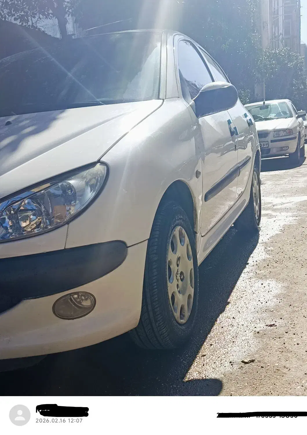 ۲۰۶ مدل ۹۵ بی رنگ|خودرو سواری و وانت|ساری, |دیوار