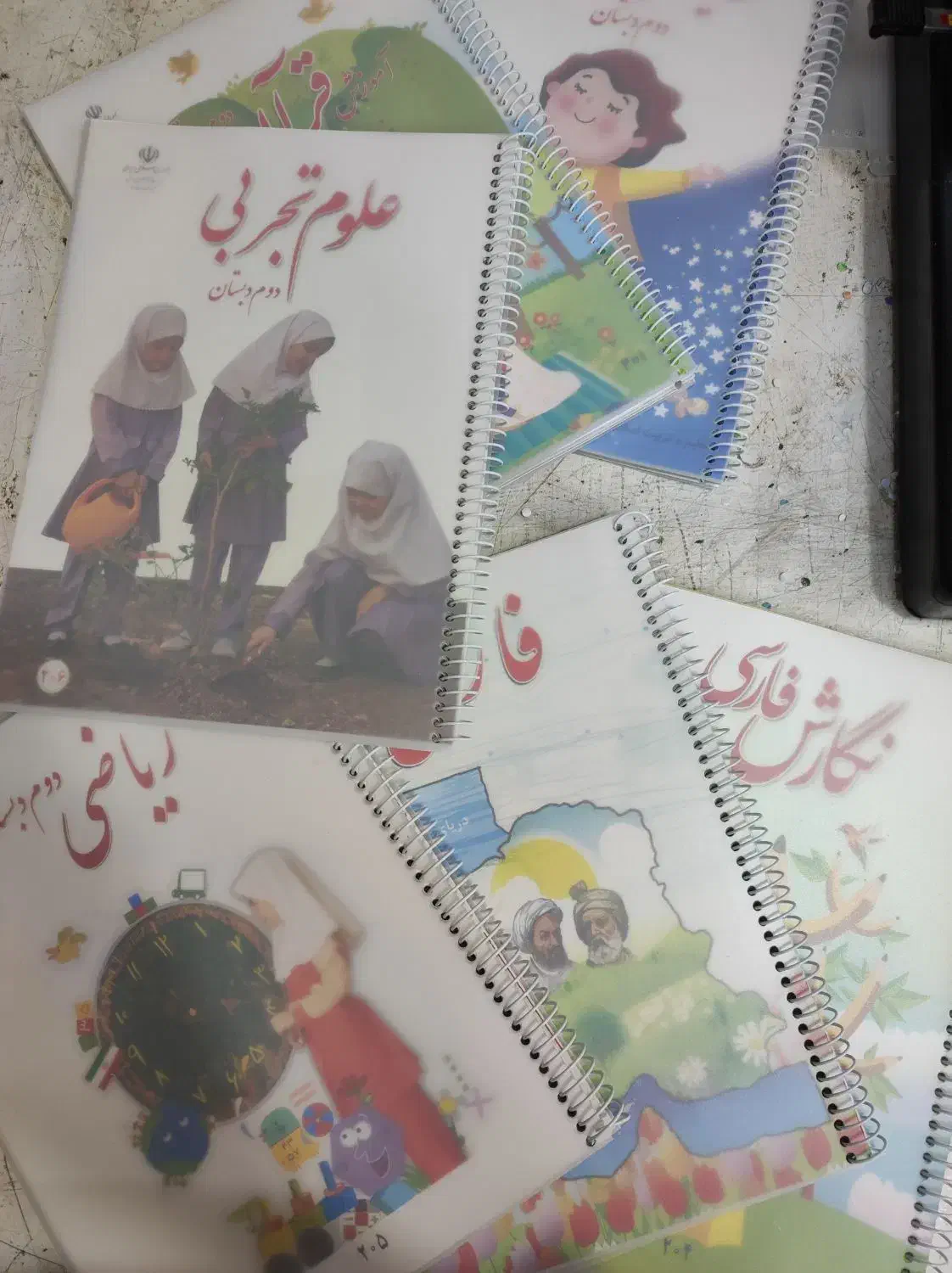 سیمی کتاب فنر|لوازم التحریر|اهواز, منبع اب|دیوار
