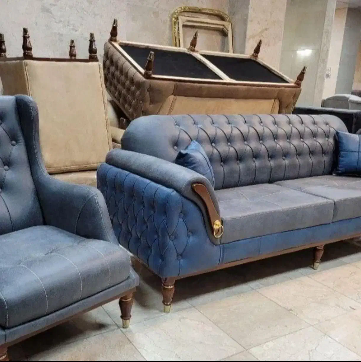 مبل پاریس هفت نفره|مبلمان خانگی و میز عسلی|ساوه, |دیوار