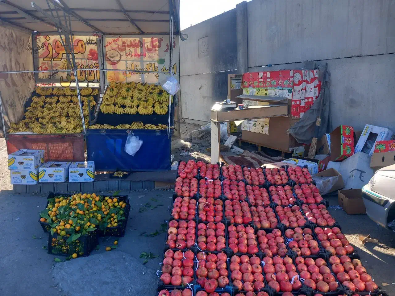 گاری چهارچرخ واگذاری بساط میوه|فروشگاه و مغازه|چهارباغ, |دیوار