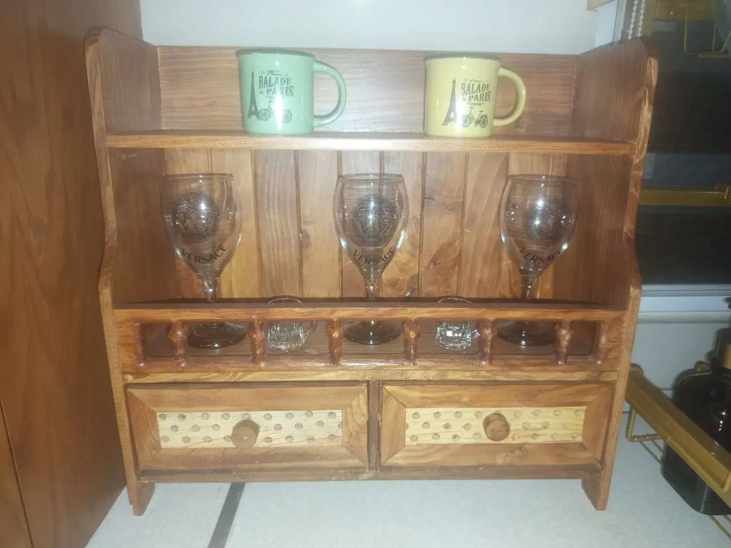 فروش استند چوبی 2 دانه|صنایع دستی و سایر لوازم تزئینی|تایباد, |دیوار