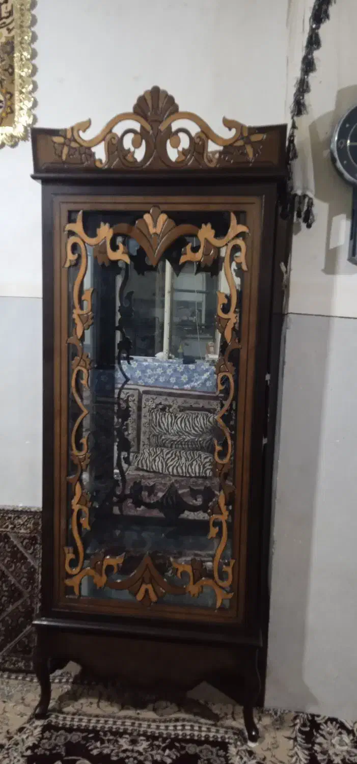 بوفه چوبی|بوفه، ویترین، کنسول|زنجان, |دیوار