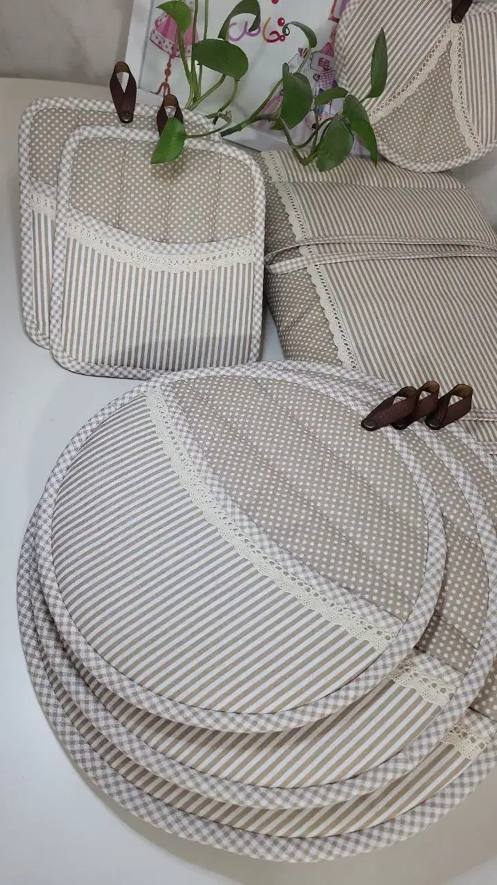 تمامی کارها از برند زردوخت است وسفارشی دوخته شده|سفره، حوله، دستمال آشپزخانه|نسیم‌شهر, |دیوار