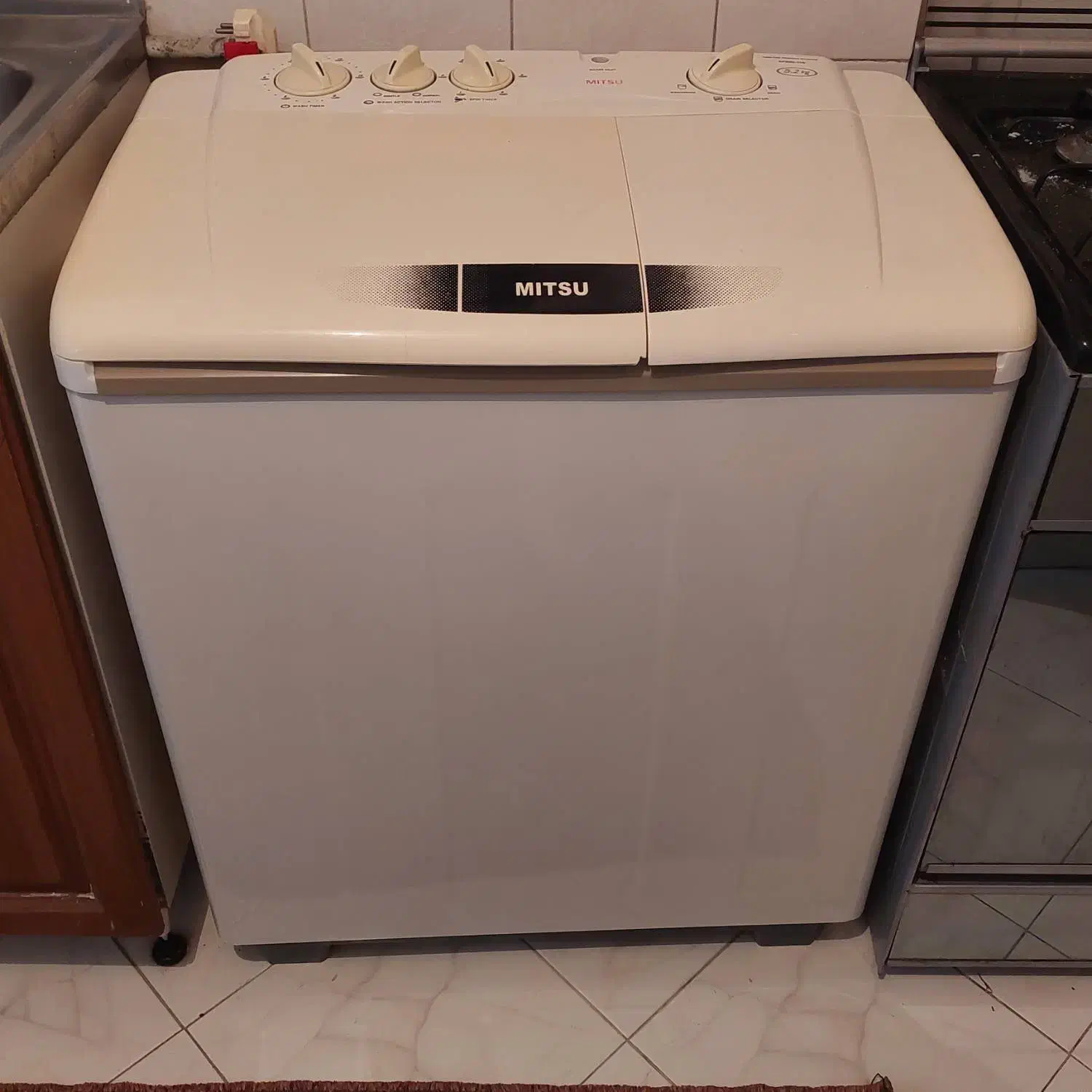 لباسشویی دو قولو میتسو (ژاپن) قدرت بالا ، ۵ کیلویی|ماشین لباسشویی و خشککن لباس|تهران, ابوذر|دیوار