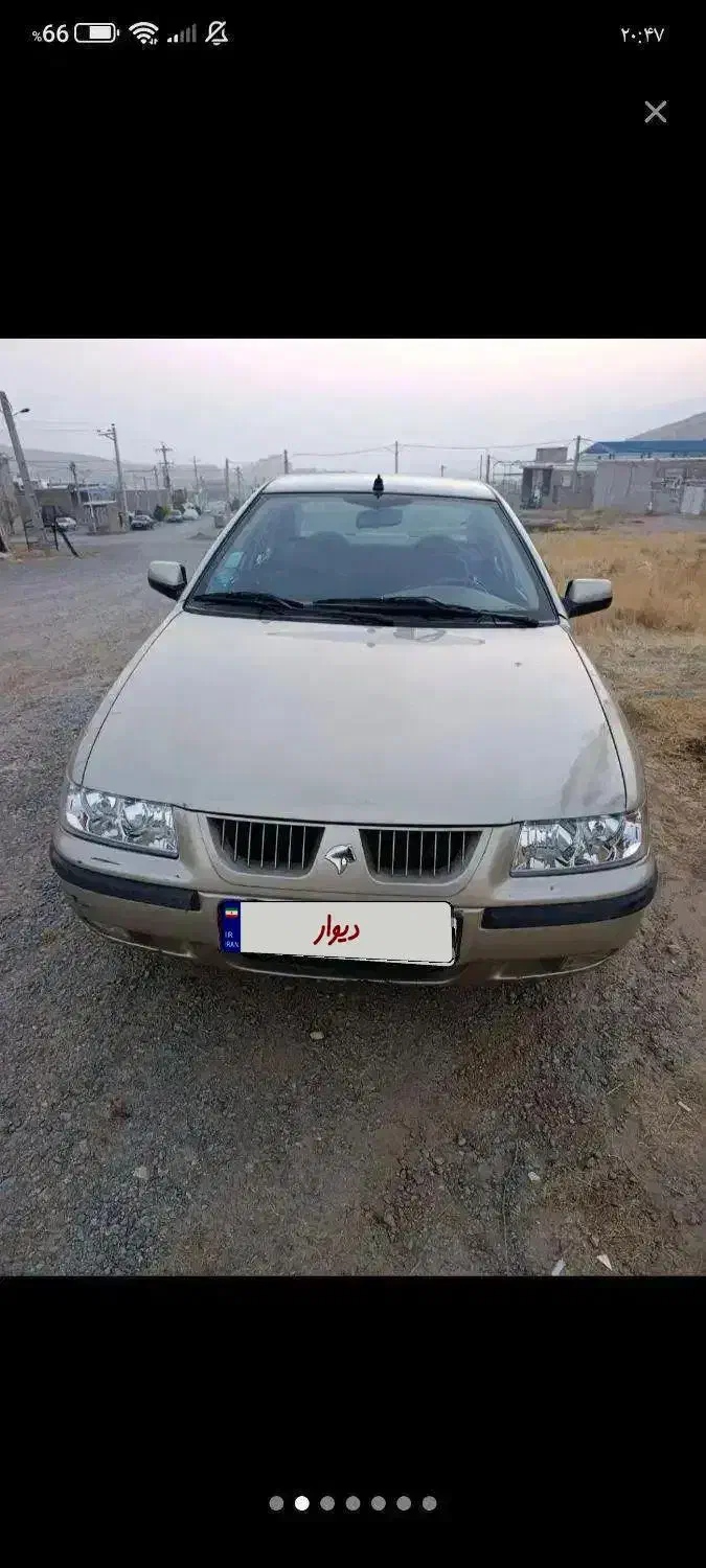 سمند 88 یک وجب رنگ|خودرو سواری و وانت|مهاباد (آذربایجان غربی), |دیوار