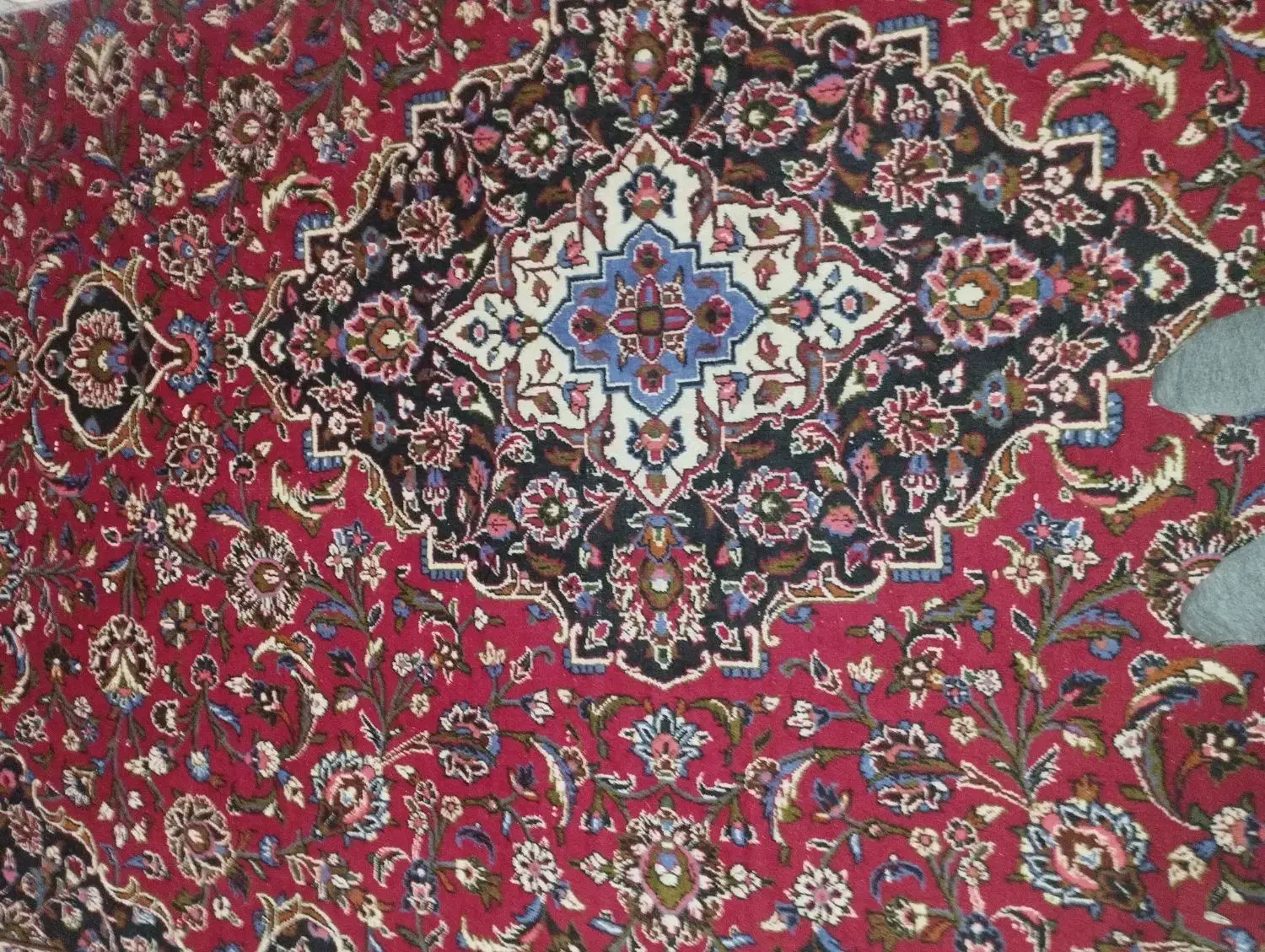 قالی نجف آبادی|فرش|شیراز, شاهچراغ|دیوار