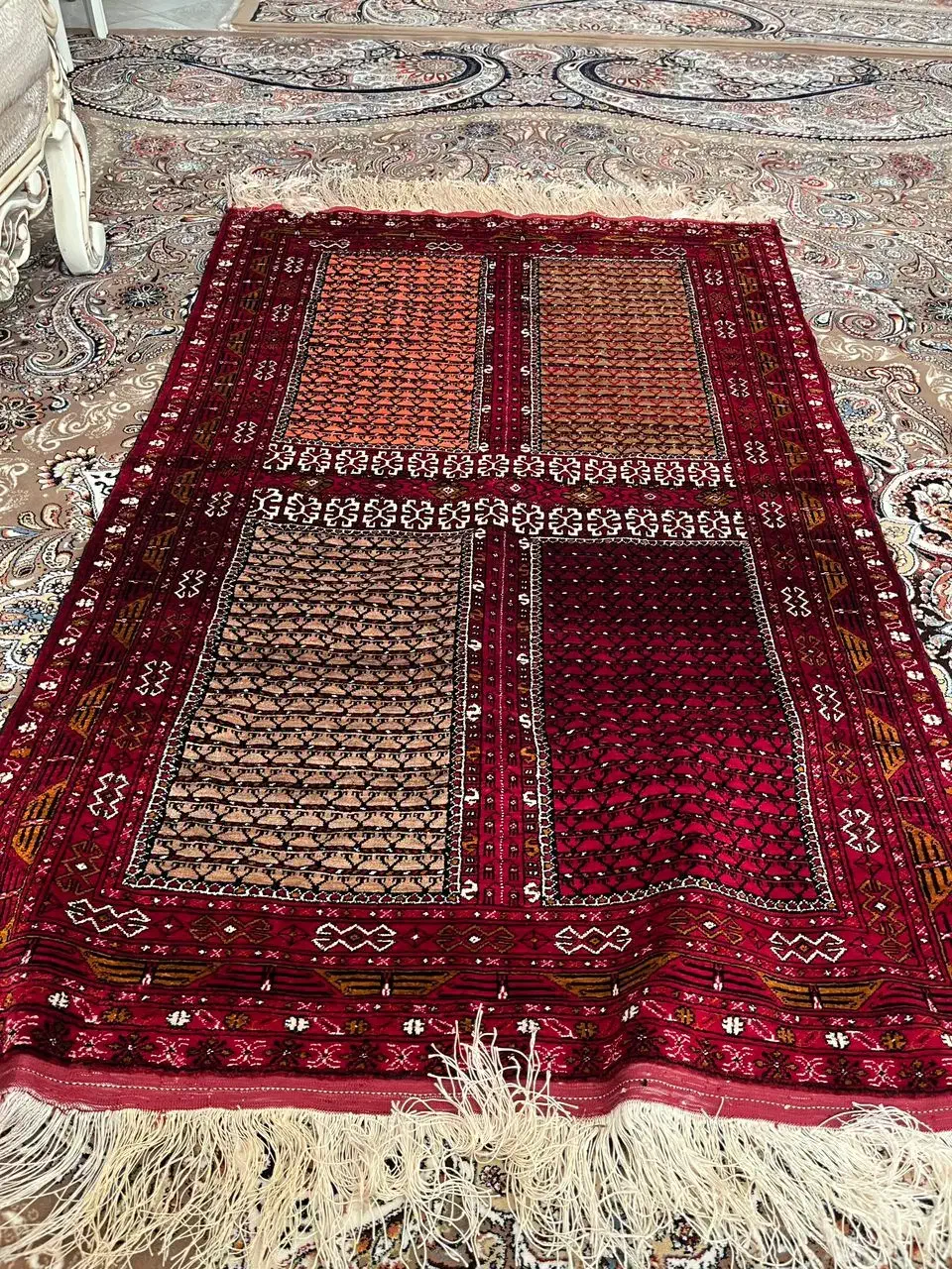 قالیچه|فرش|کاشان, کوی اداره گاز|دیوار