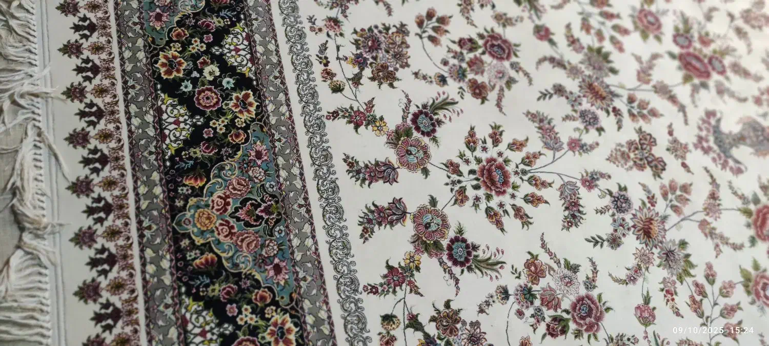 فرش ۱۲متری طرح شاه عباسی قیطران درحدنو|فرش|رشت, رودبارتان|دیوار
