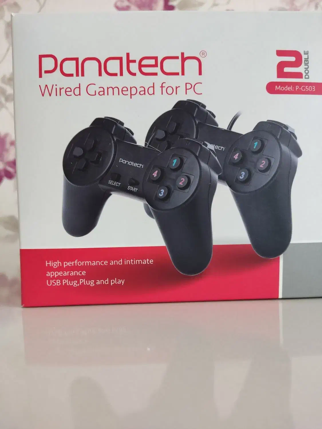 دسته بازی دوتایی panatech به همراه بازی pes 2021|کنسول، بازی ویدئویی و آنلاین|اردبیل, |دیوار