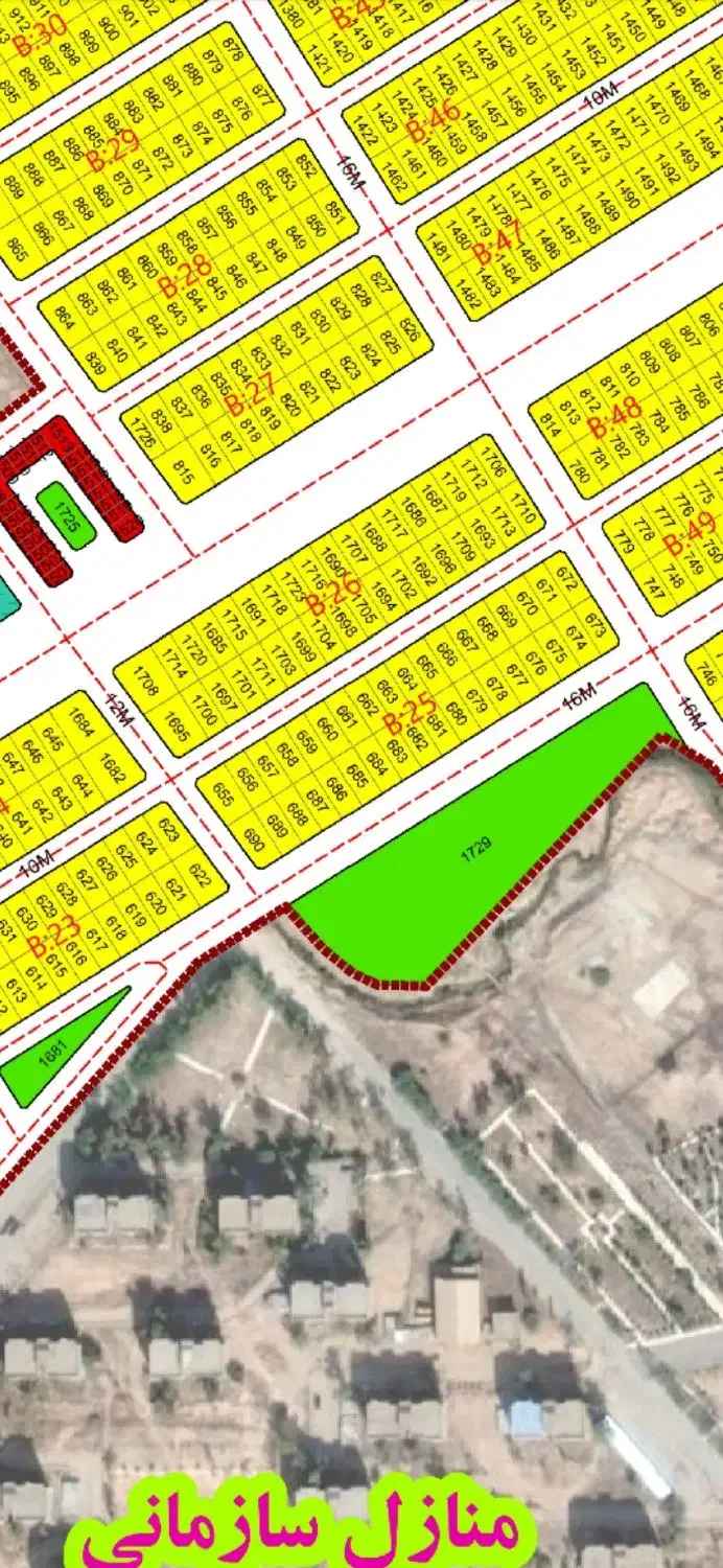 زمین شهرک پرواز هوانیروز|فروش زمین و ملک کلنگی|مسجد سلیمان, |دیوار