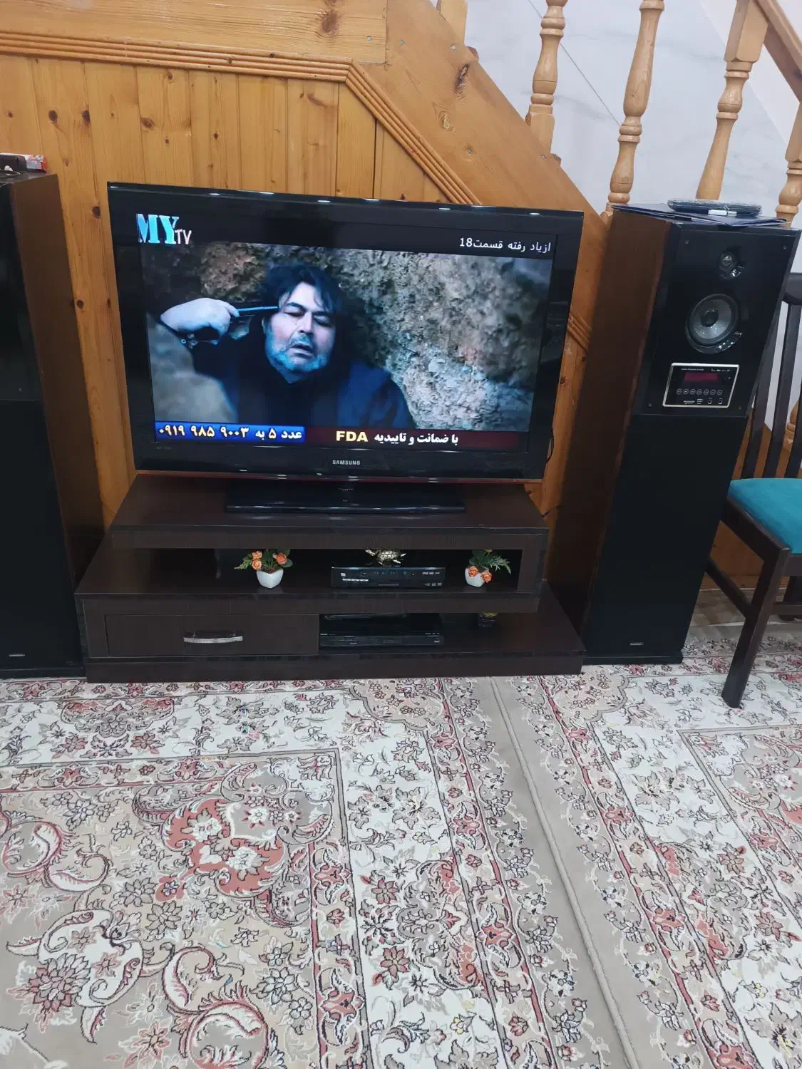 تلویزیونLCD سامسونگ اصل|تلویزیون و پروژکتور|چمستان, |دیوار