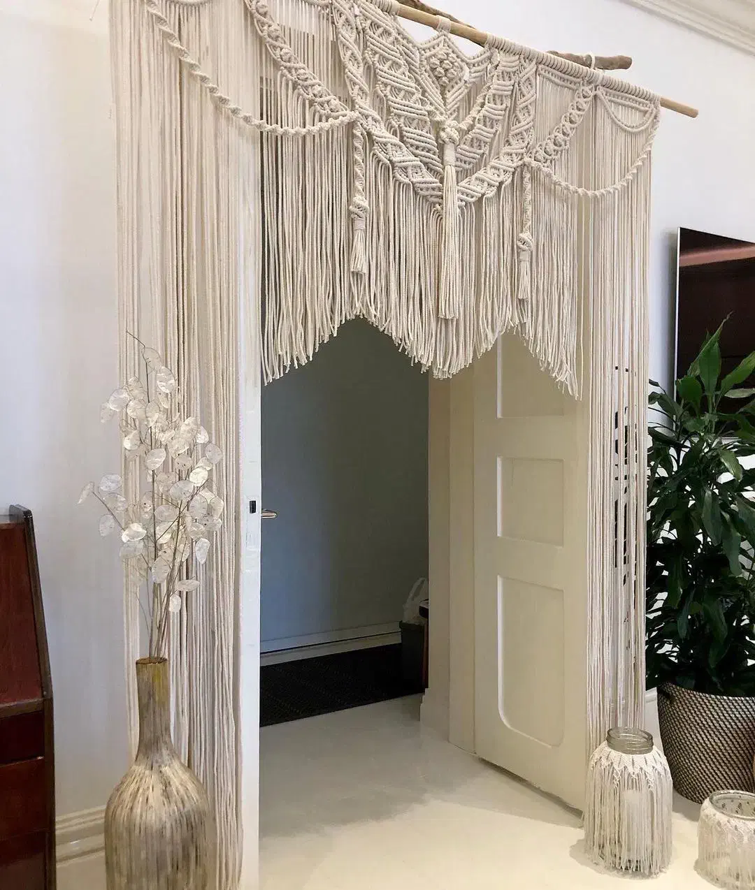 پرده و انواع سفارشات مکرومه|پرده، رانر، رومیزی|مشهد, توس (بلوار توس)|دیوار