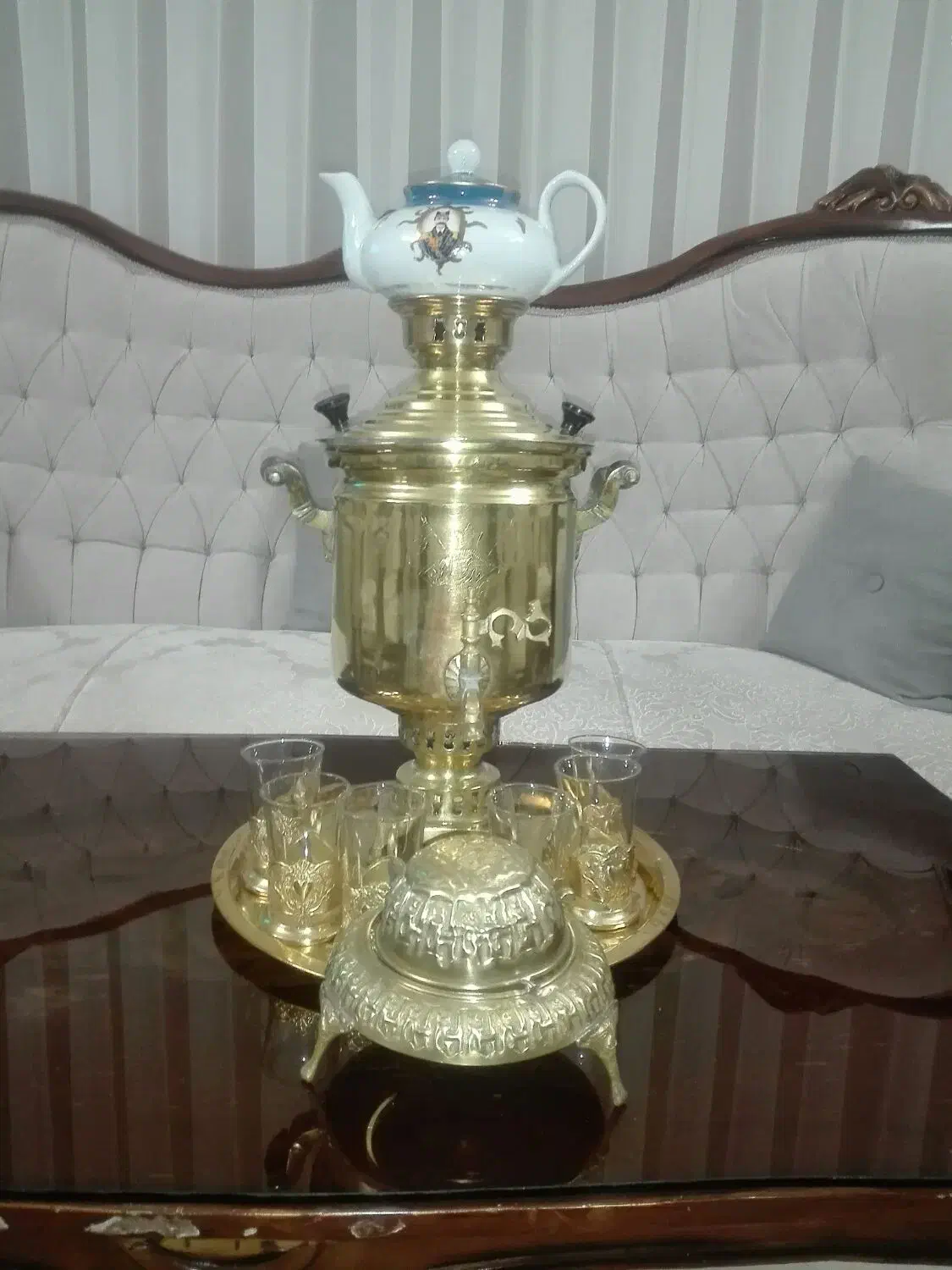 سماور زغالی قدیمی|کلکسیون اشیاء عتیقه|مشهد, امیریه|دیوار