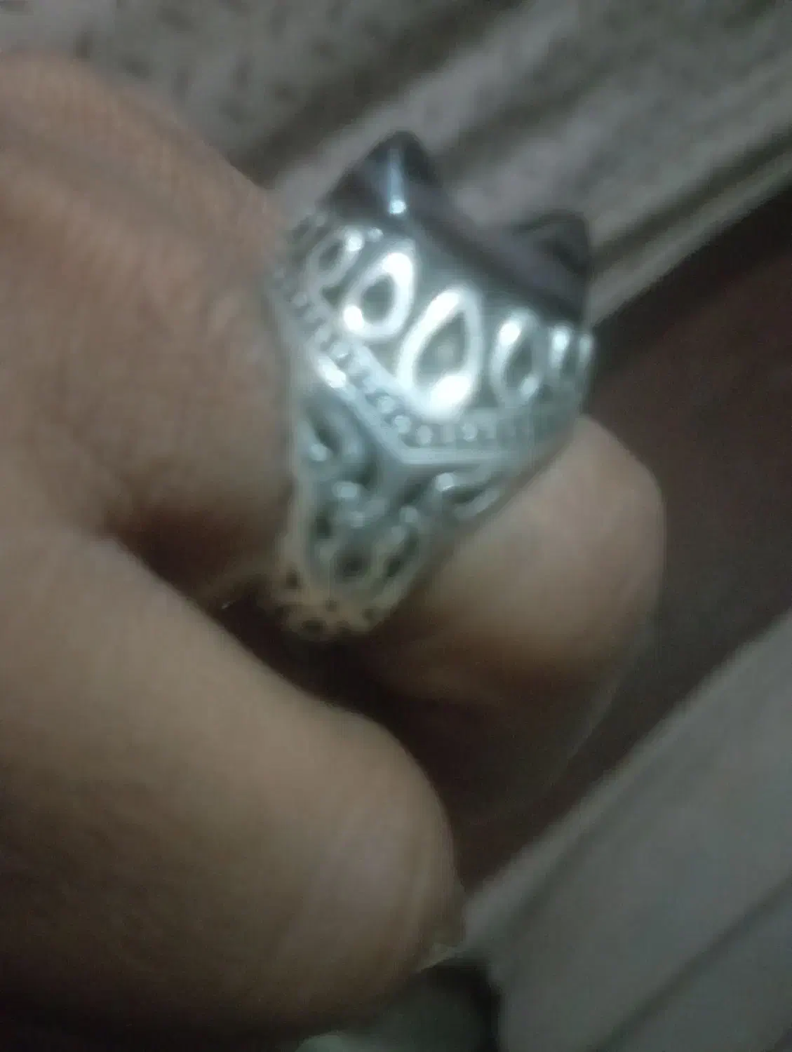 انگشتردوکوهانه نقره اصل|جواهرات|جالق, |دیوار