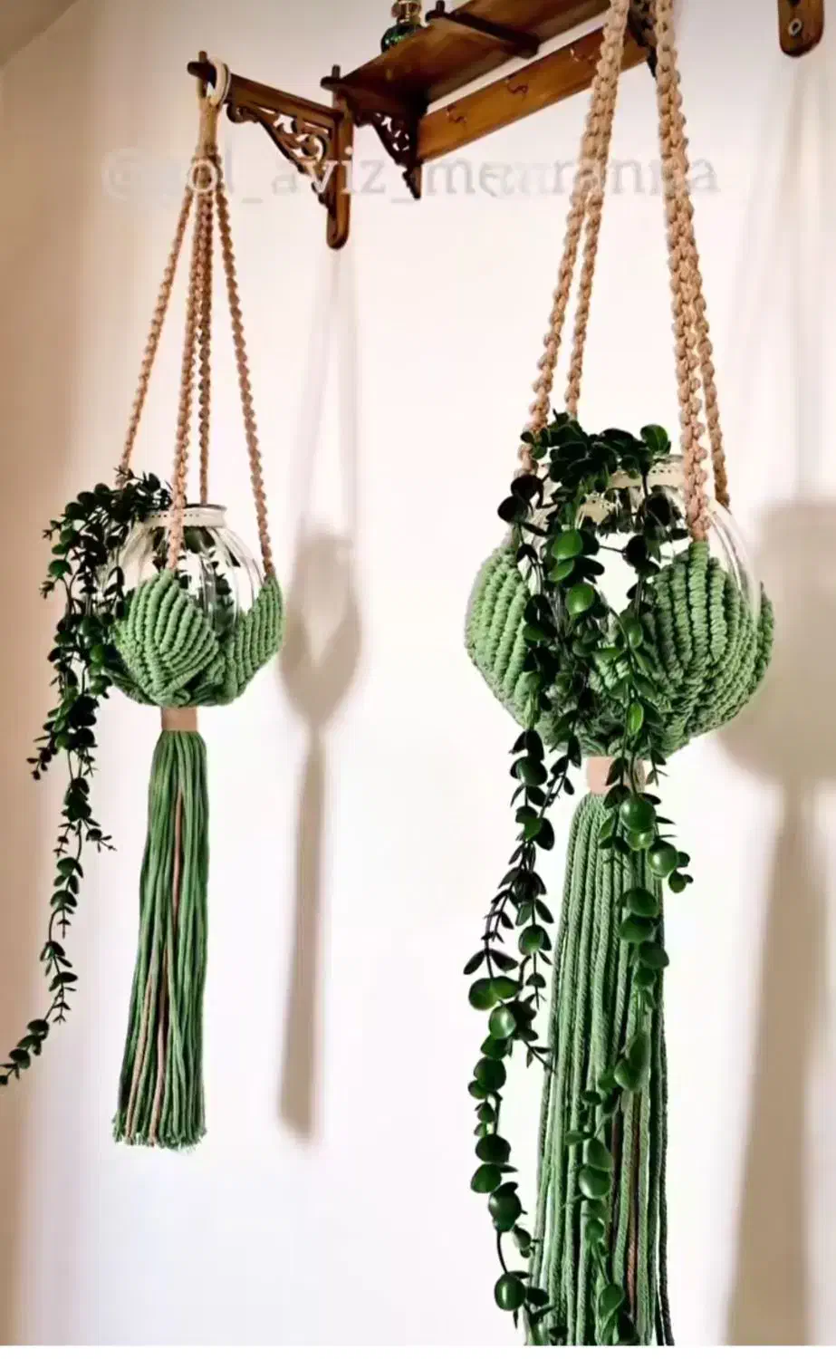 آویزان گلدون بهترین هدیه برا روز مادر|صنایع دستی و سایر لوازم تزئینی|خرمشهر, |دیوار